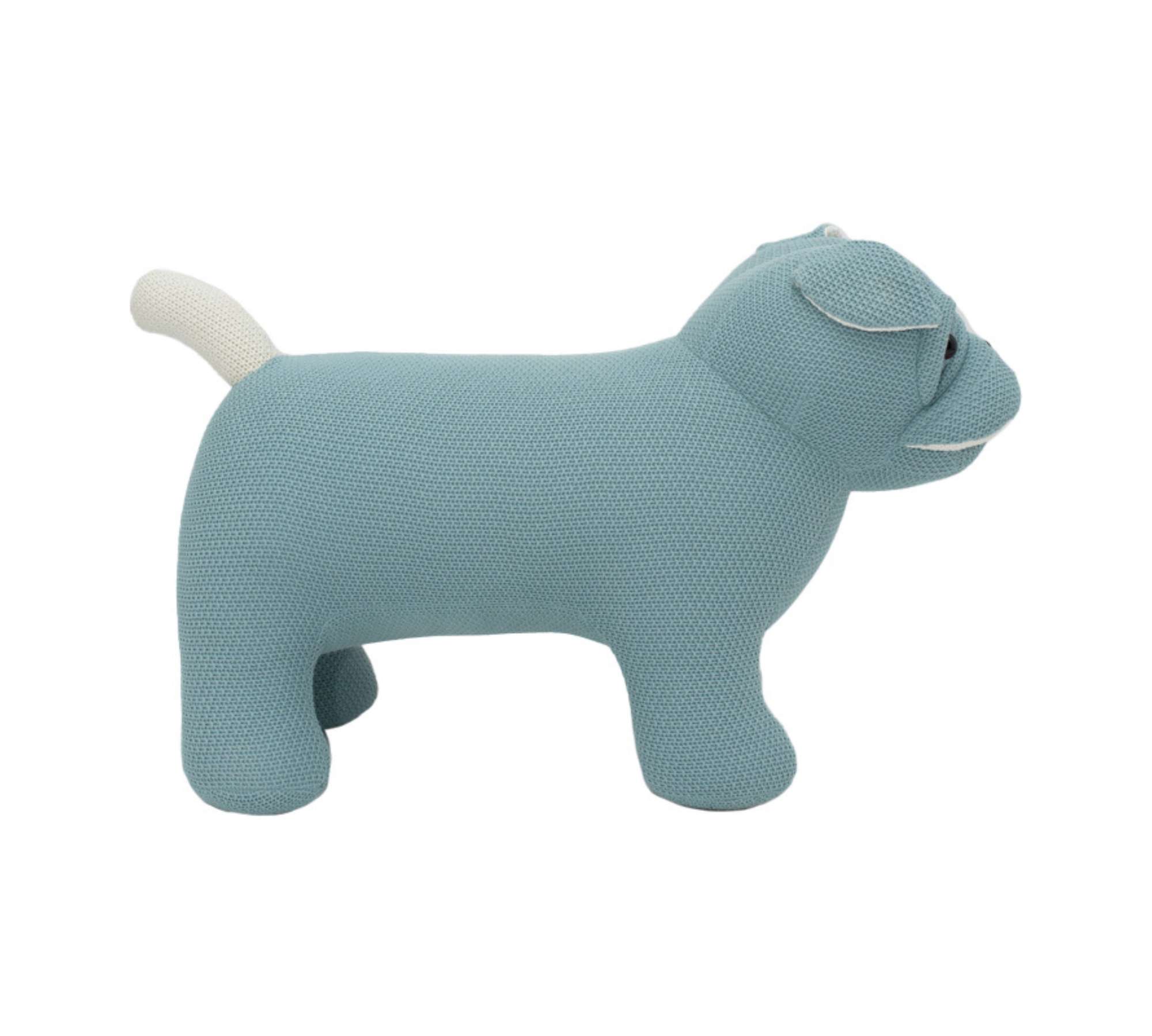 Hund Mini Plüschtier Baumwolle Blau