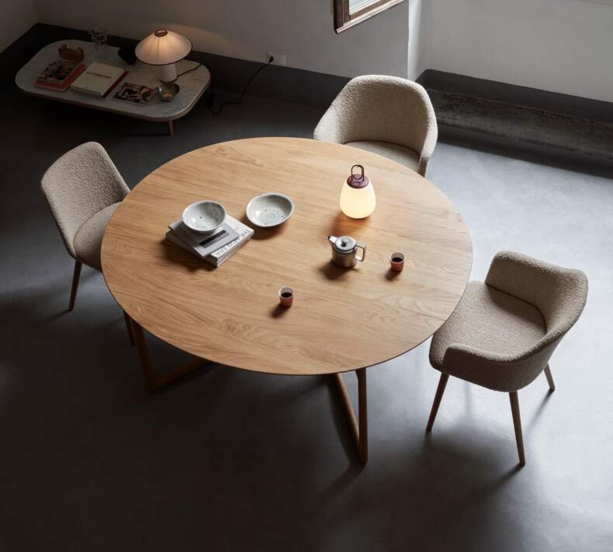 Rely HW76 Sedia con braccioli Plastica Legno Nero