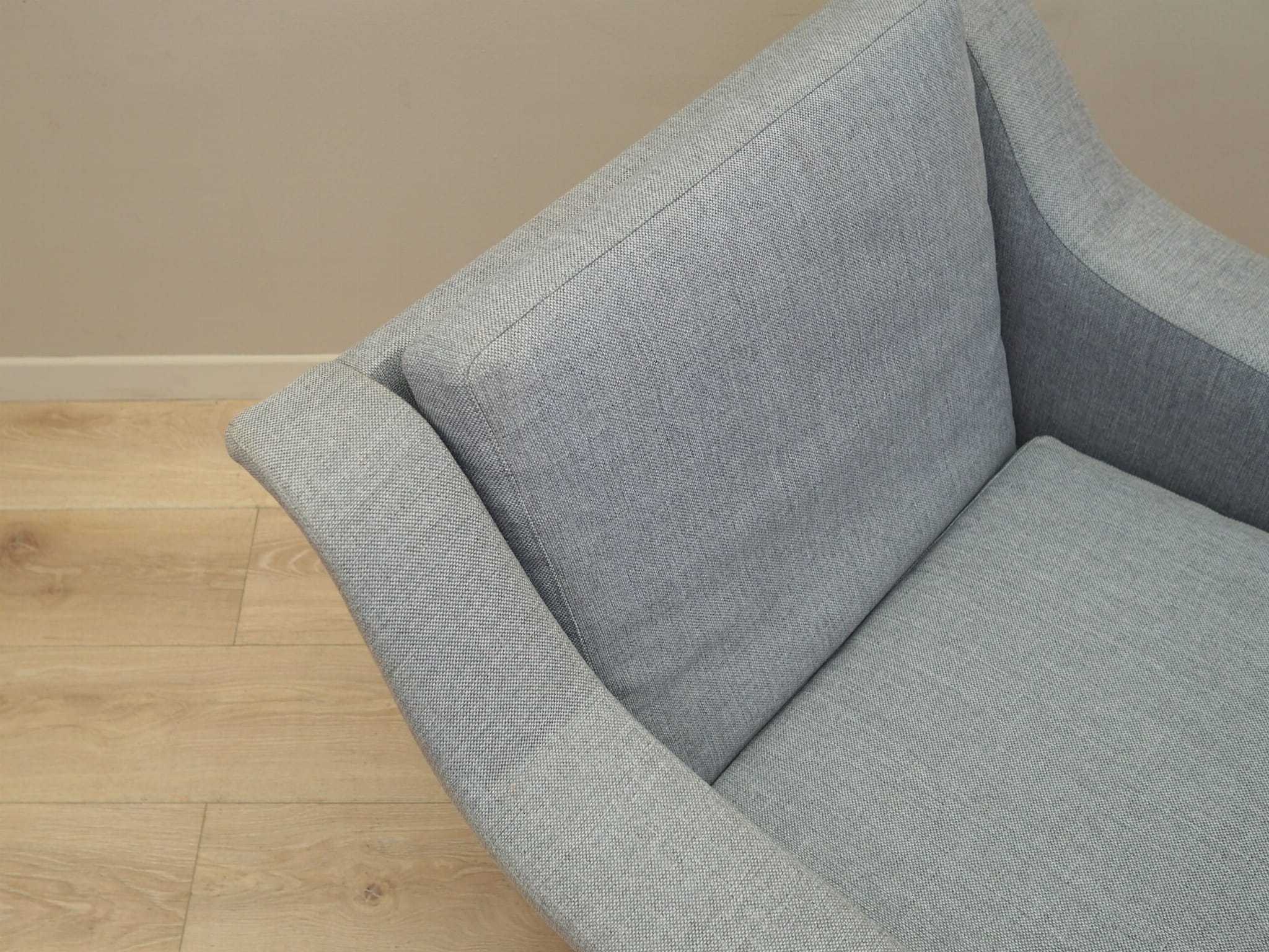 Armchair Textile Wood Grey 1960s