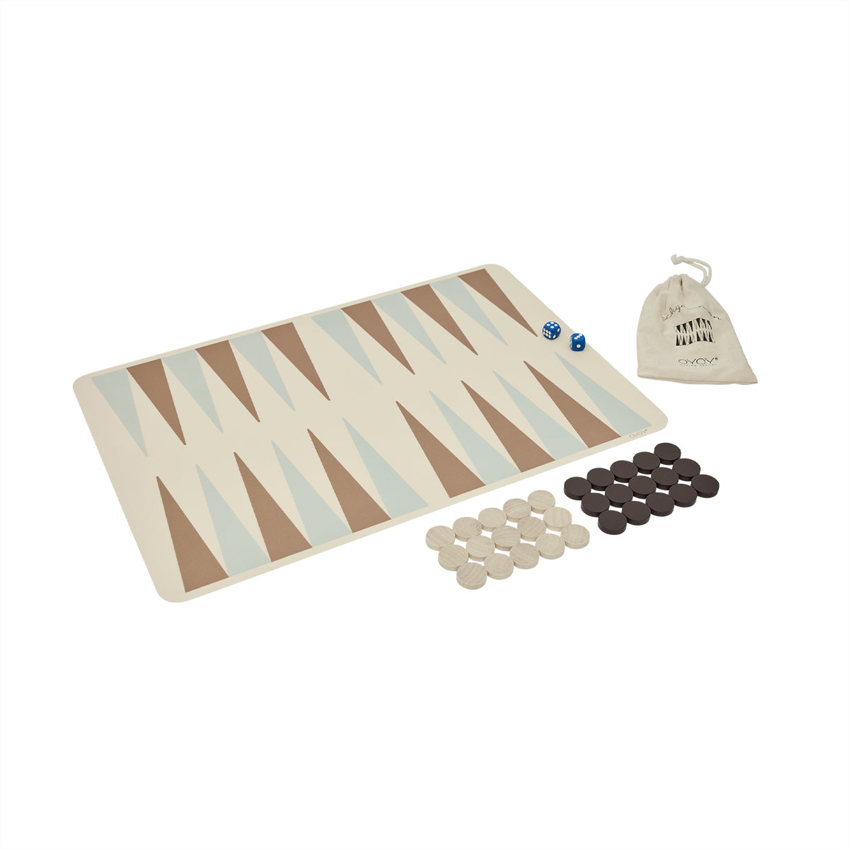Backgammon Game Beige