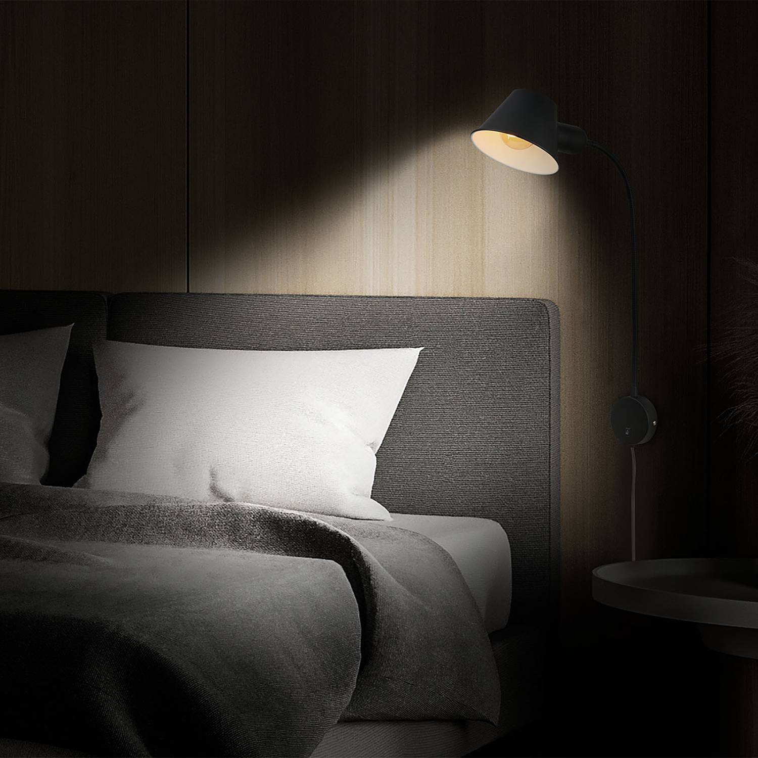 Wall lamp Brello I Iron Black