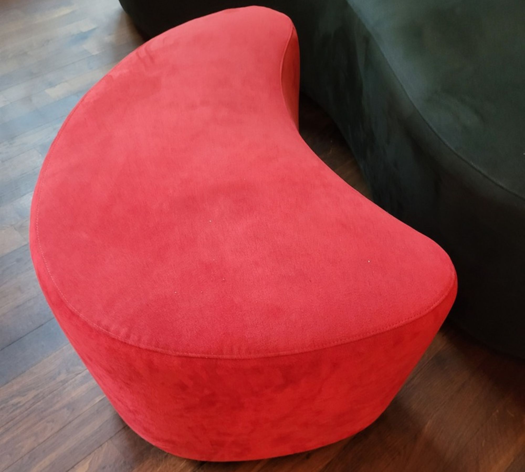 Vintage Sofa New York Collection Samt Schwarz