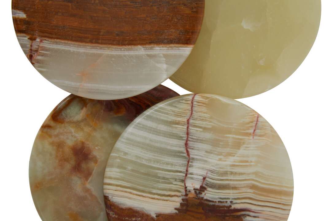 4x Oleena Coaster Onyx