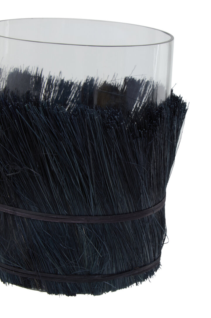 Kuta Large Candle Holder Black