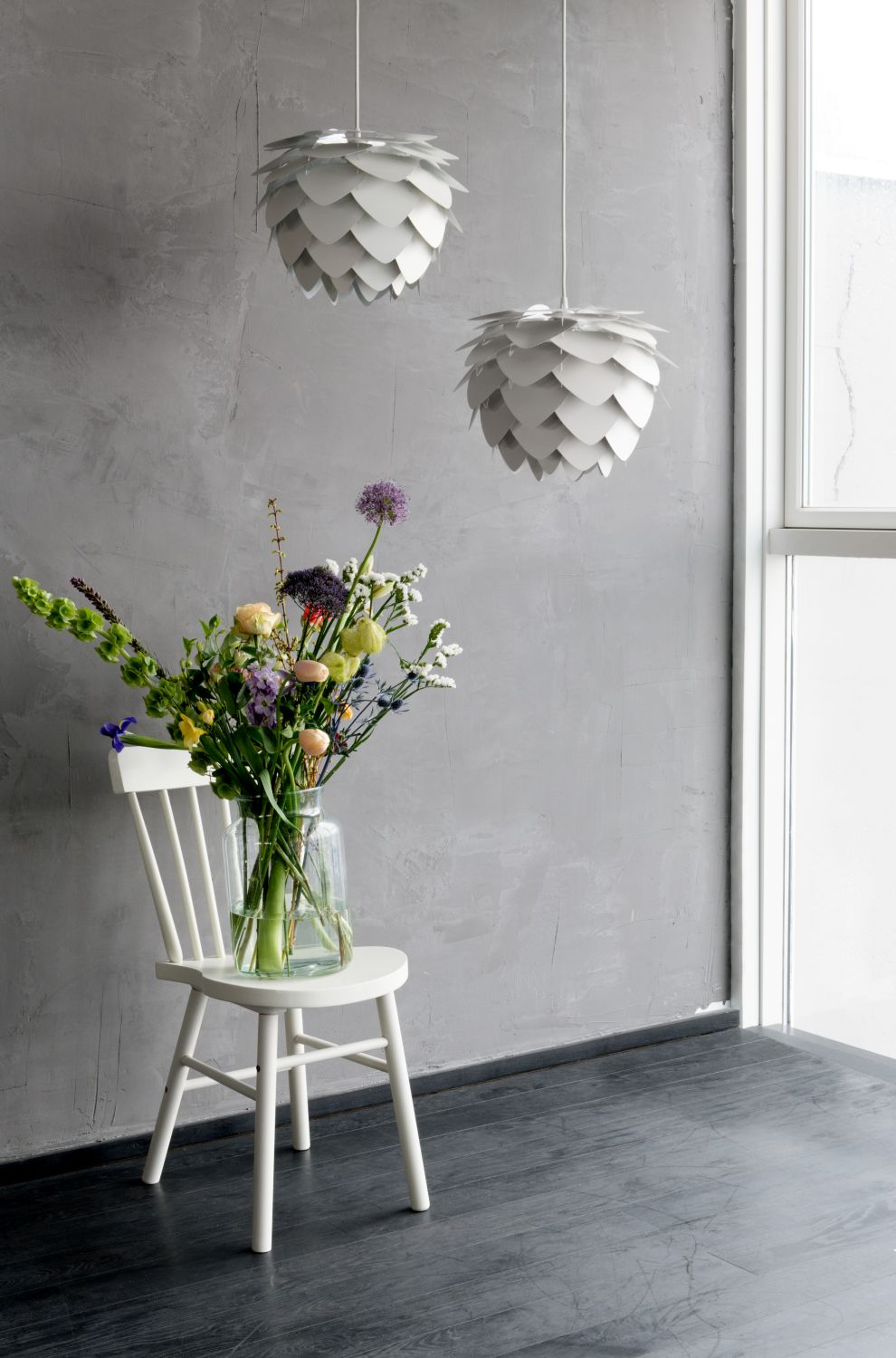 Aluvia Leuchtenschirm Weiß