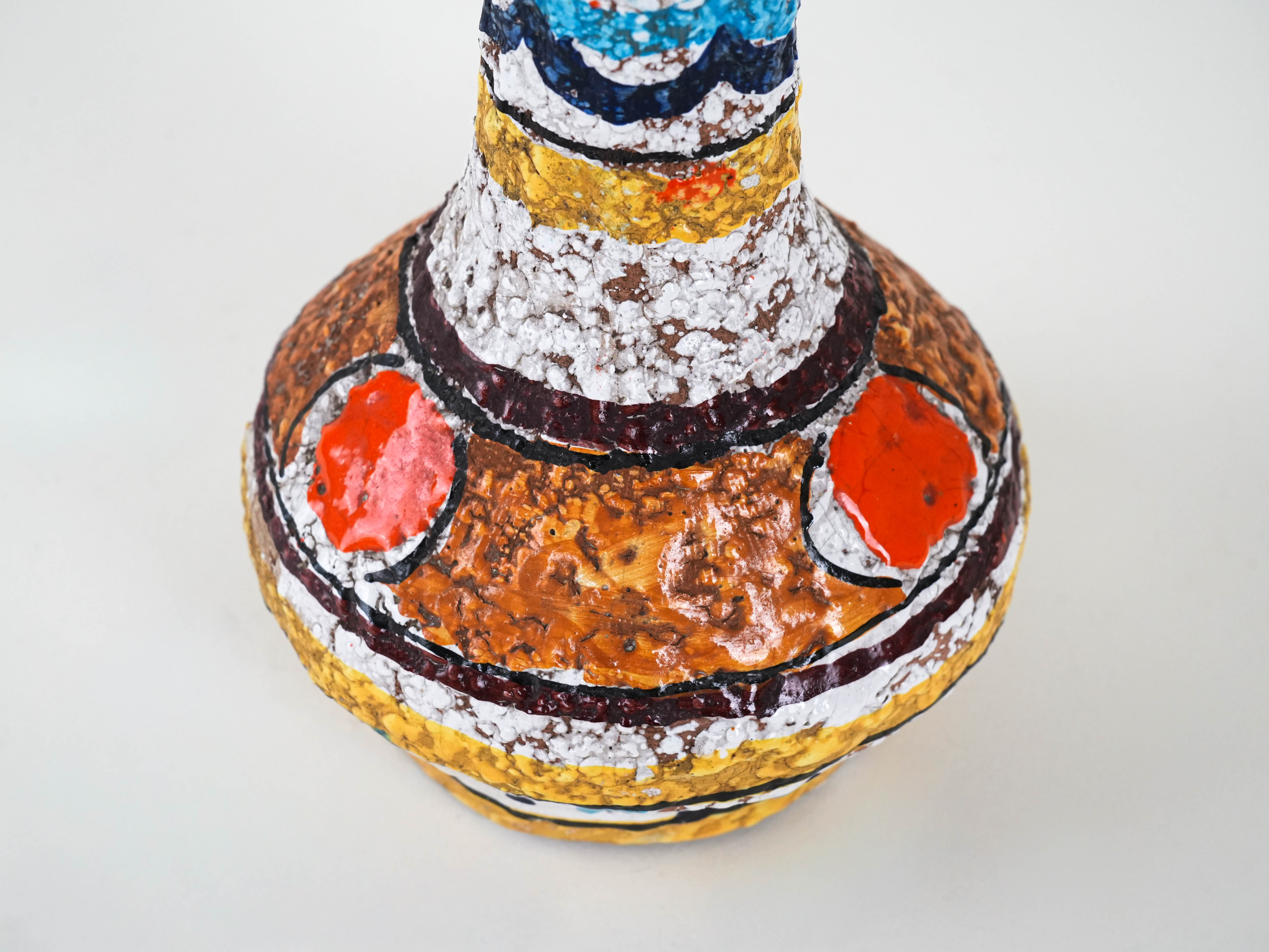 Ceramic vase Multicolored 1960s