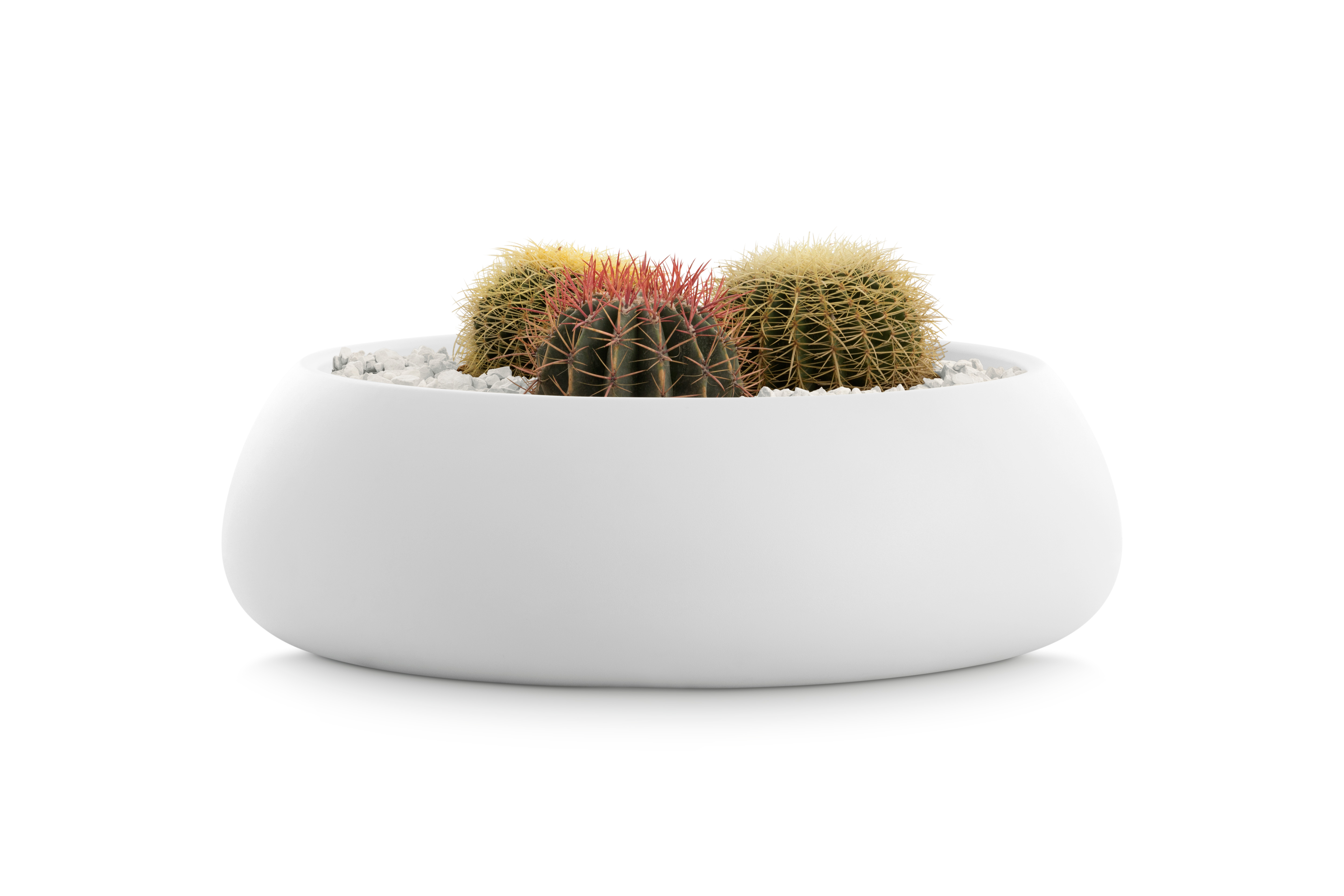 Gobi Model 4 Pflanztopf Weiß