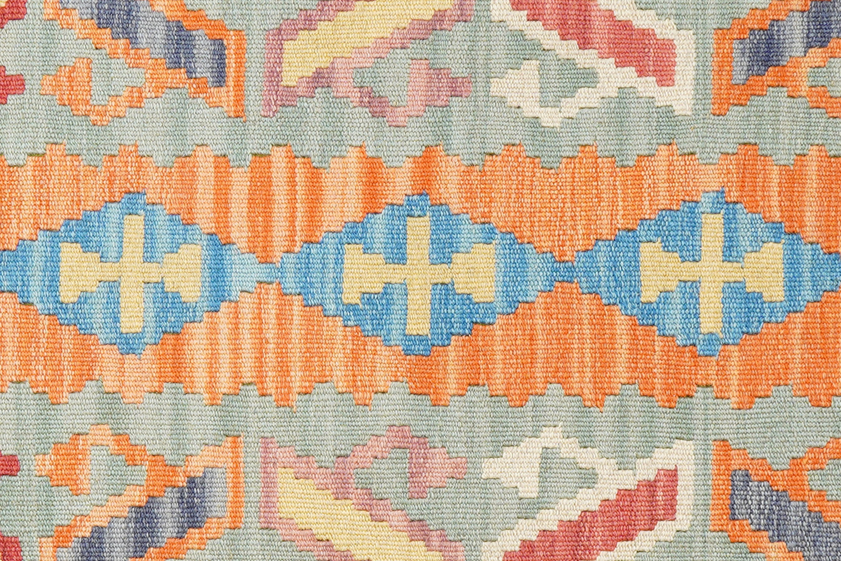 Kelim Gashgai Carpet Wool Red