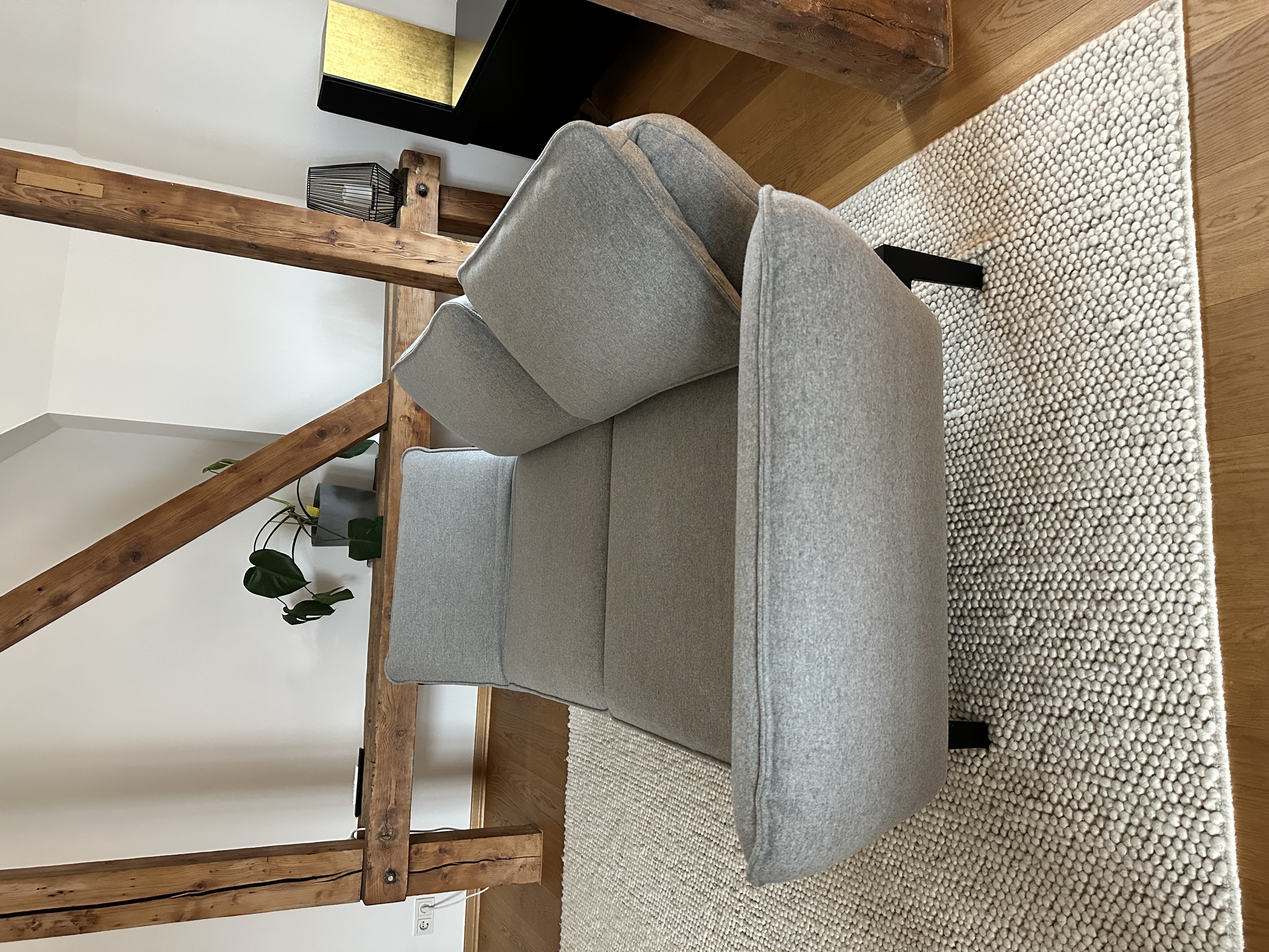 Mera Sofa 2-Sitzer Grau