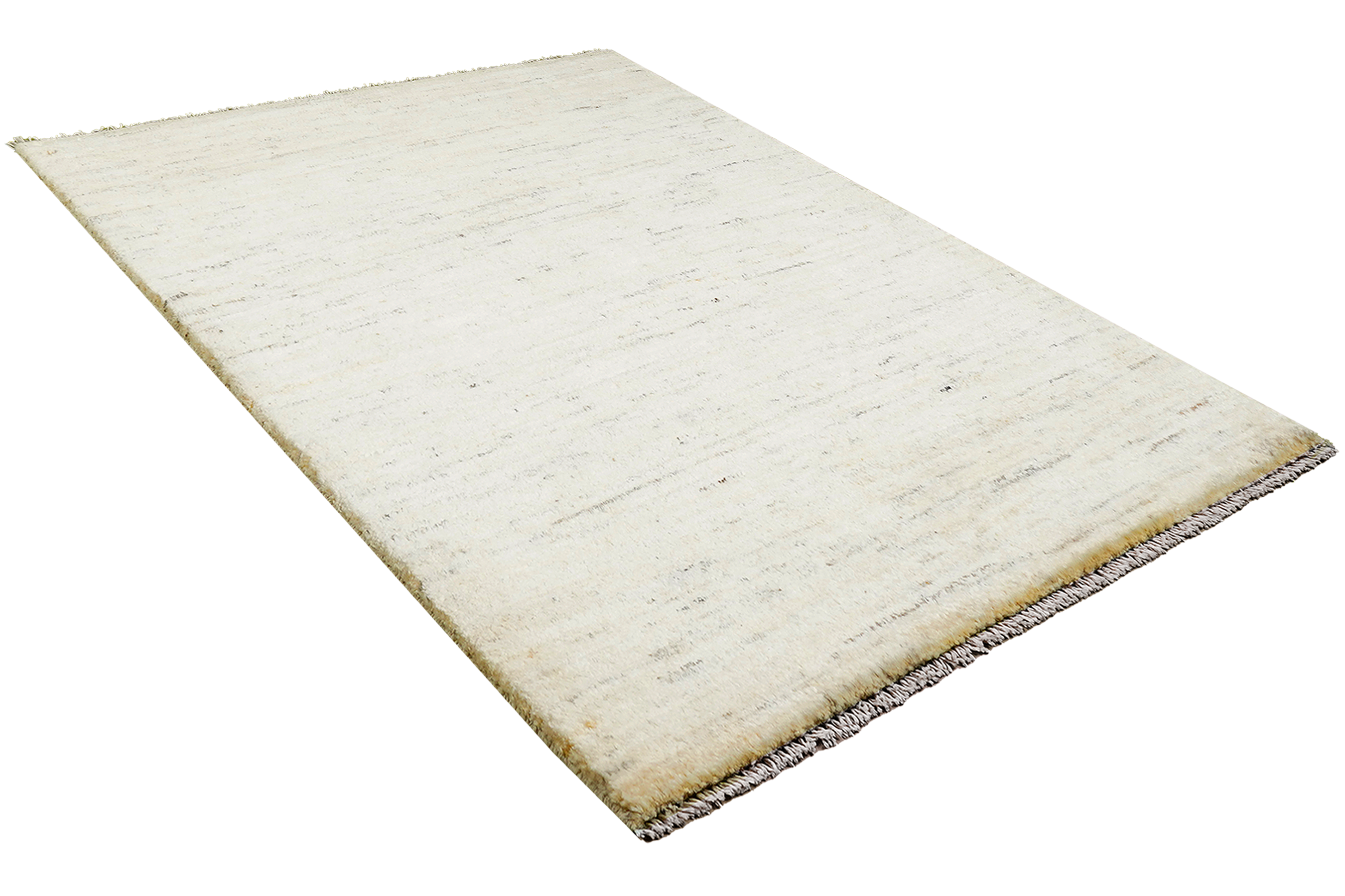 Gabbeh Teppich Wolle Beige