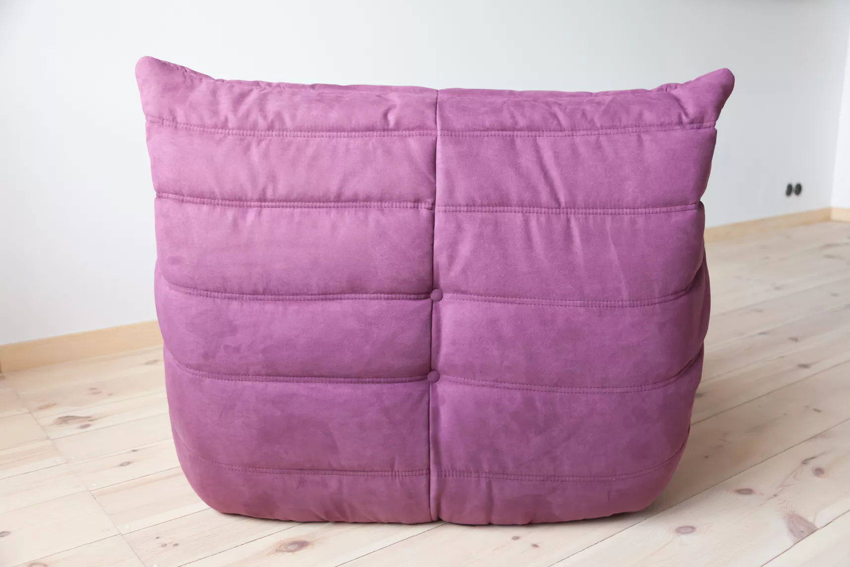 Togo Lounge Set 3 pz. Tessuto Melanzana