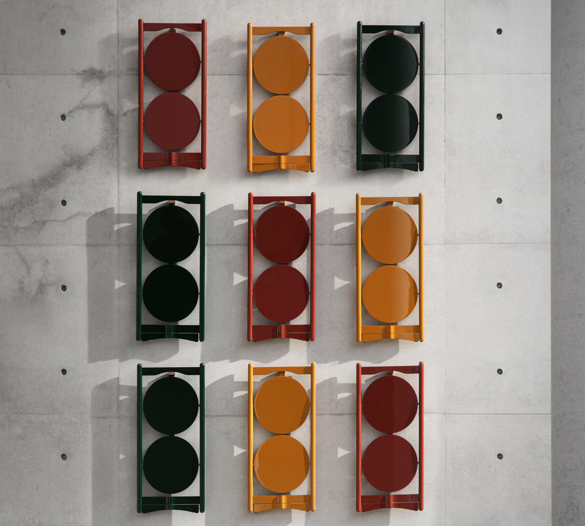 Florian Folding Table Wood Yellow