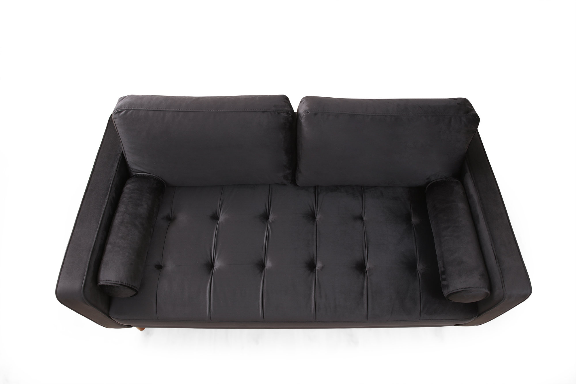 Rome 2-seater sofa Black