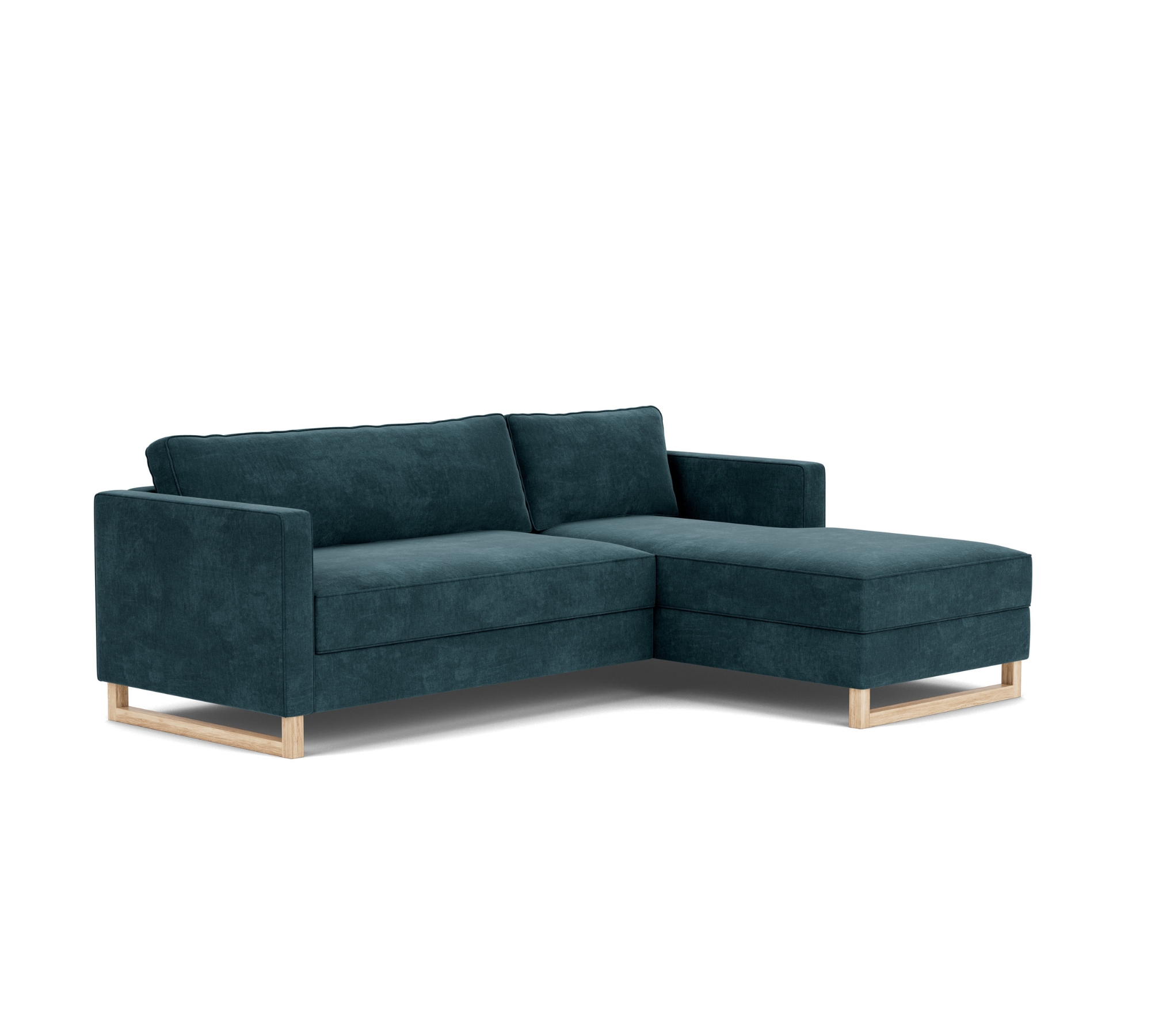 Madison sofa bed chaise lounge Right Danny Dusty Blue