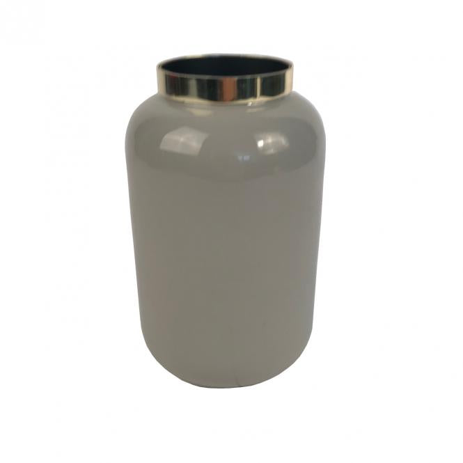 Saigon Vase Grau