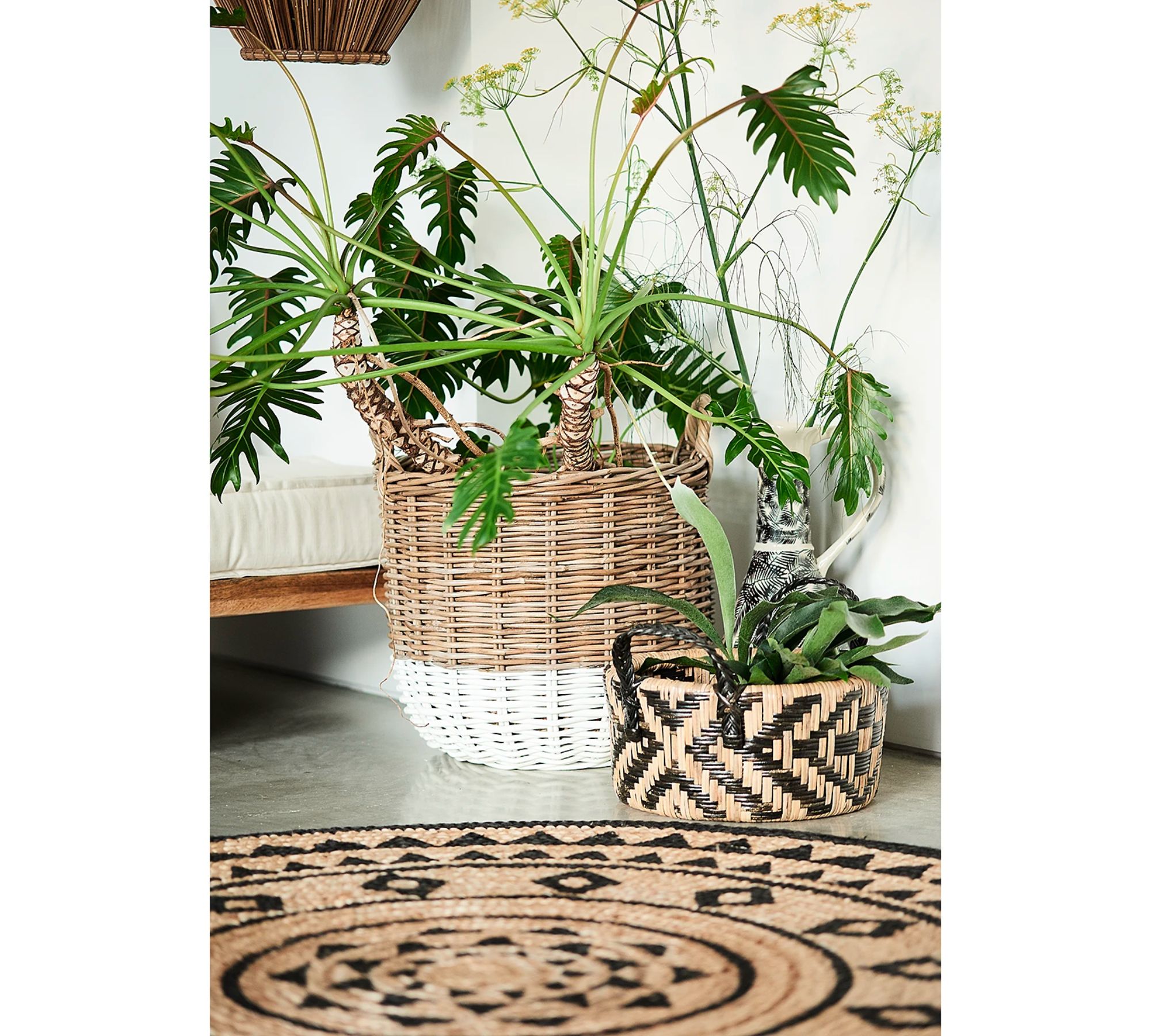 In-/ Outdoor Teppich Jute Braun