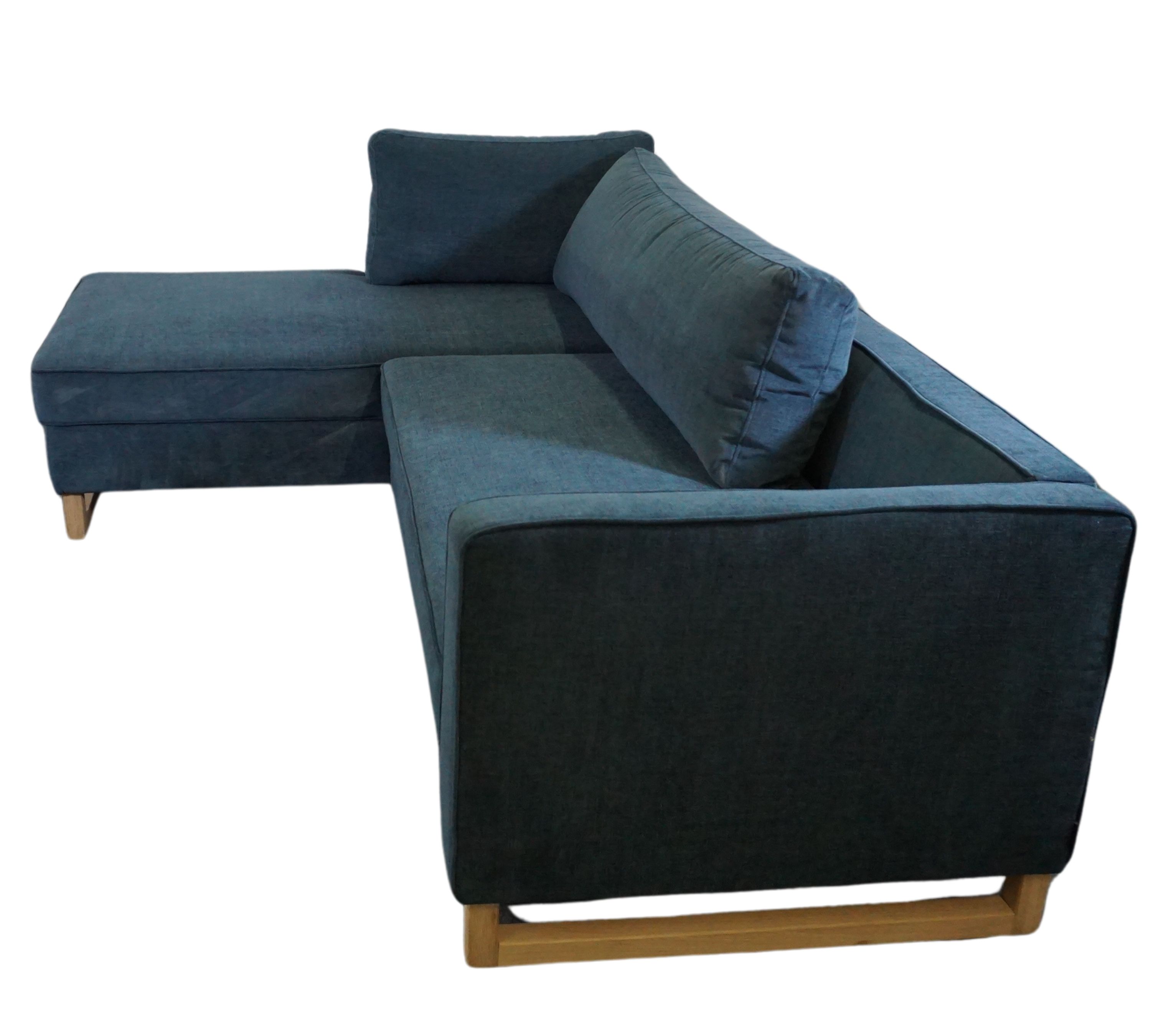 Madison Schlafsofa Récamiere Links Danny Dusty Blue