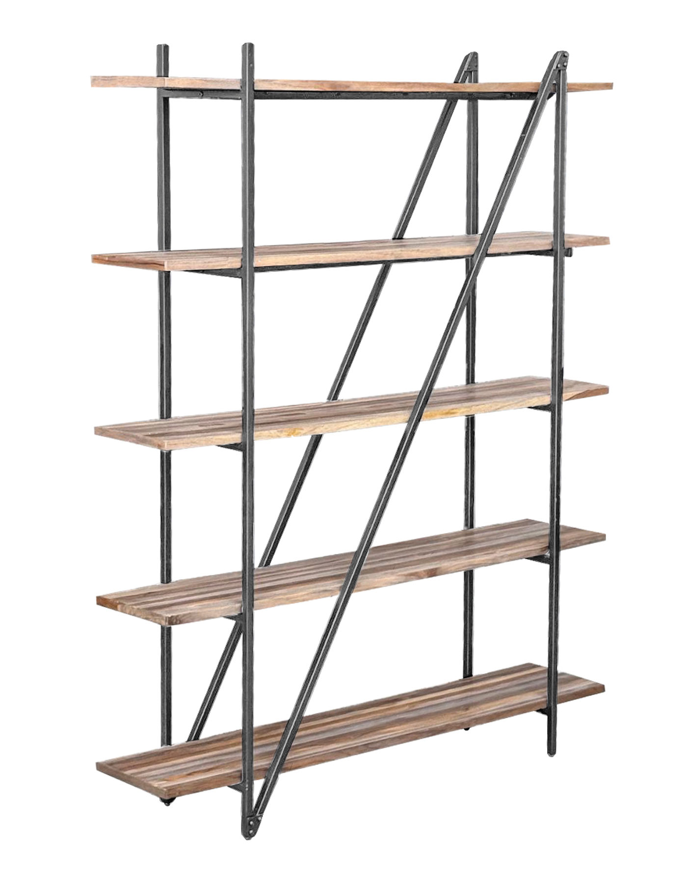 Bücherregal Recyceltes Teakholz