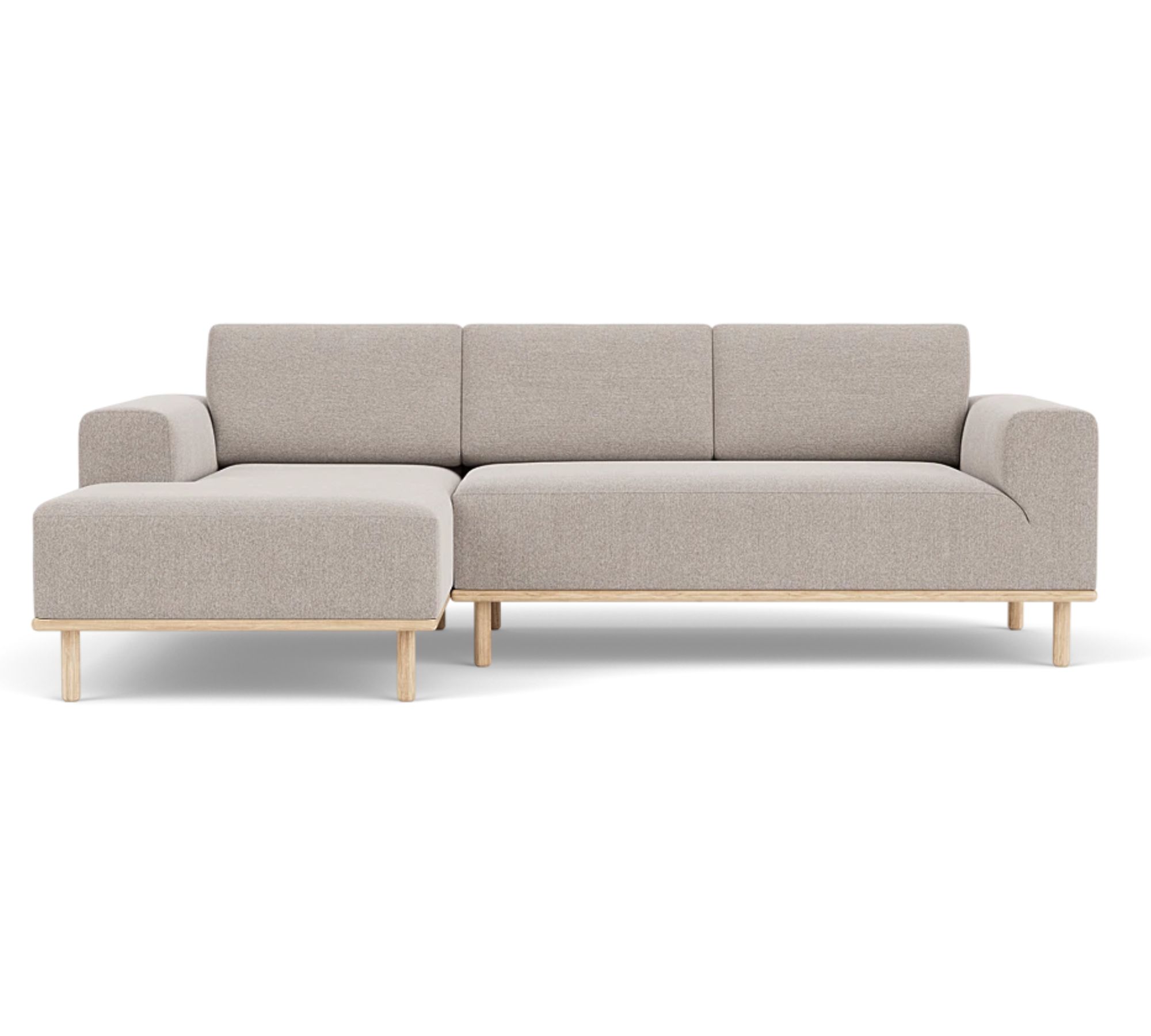 Vilmar Sofa mit Récamiere Links Agnes Brown