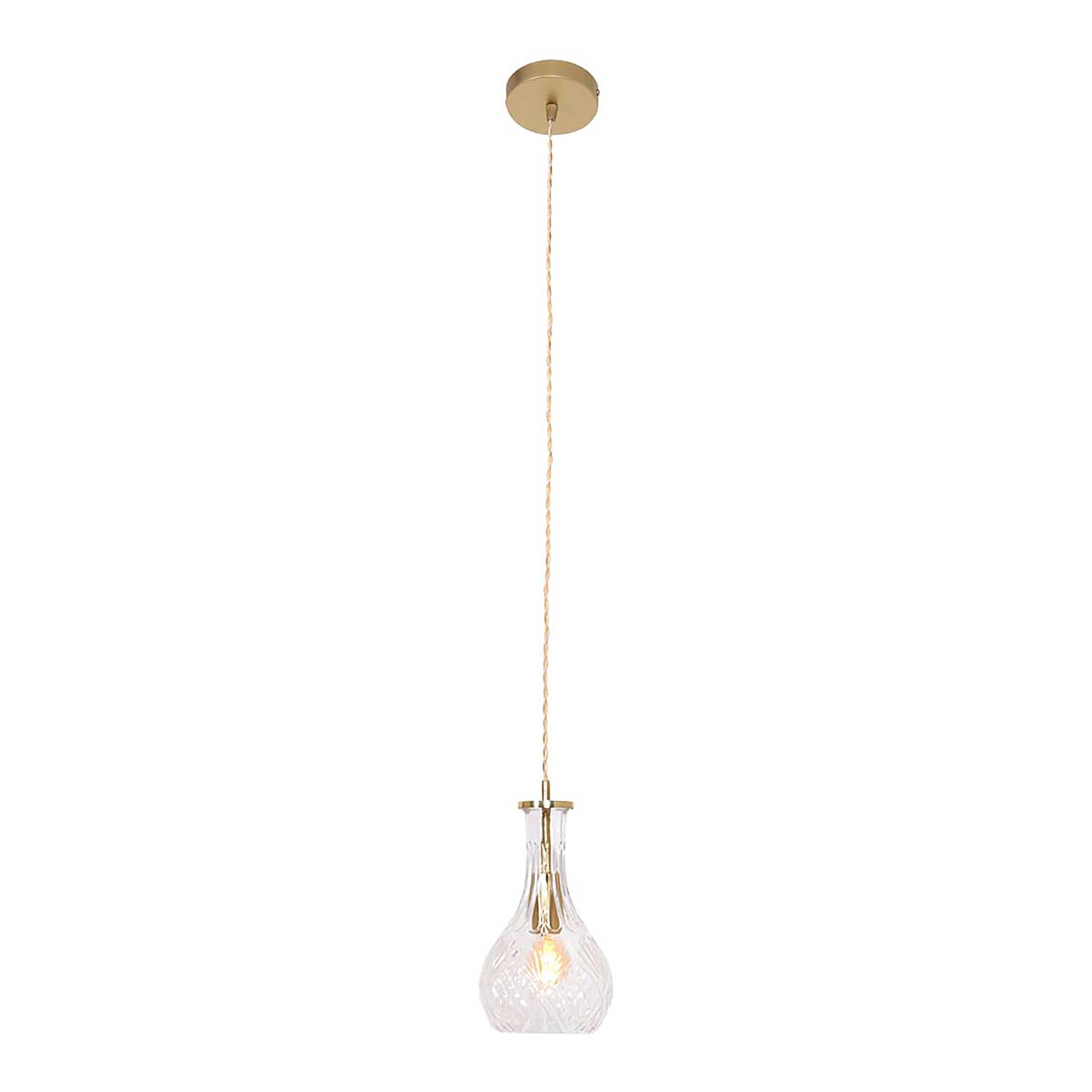 Pendelleuchte Grazioglass Gold