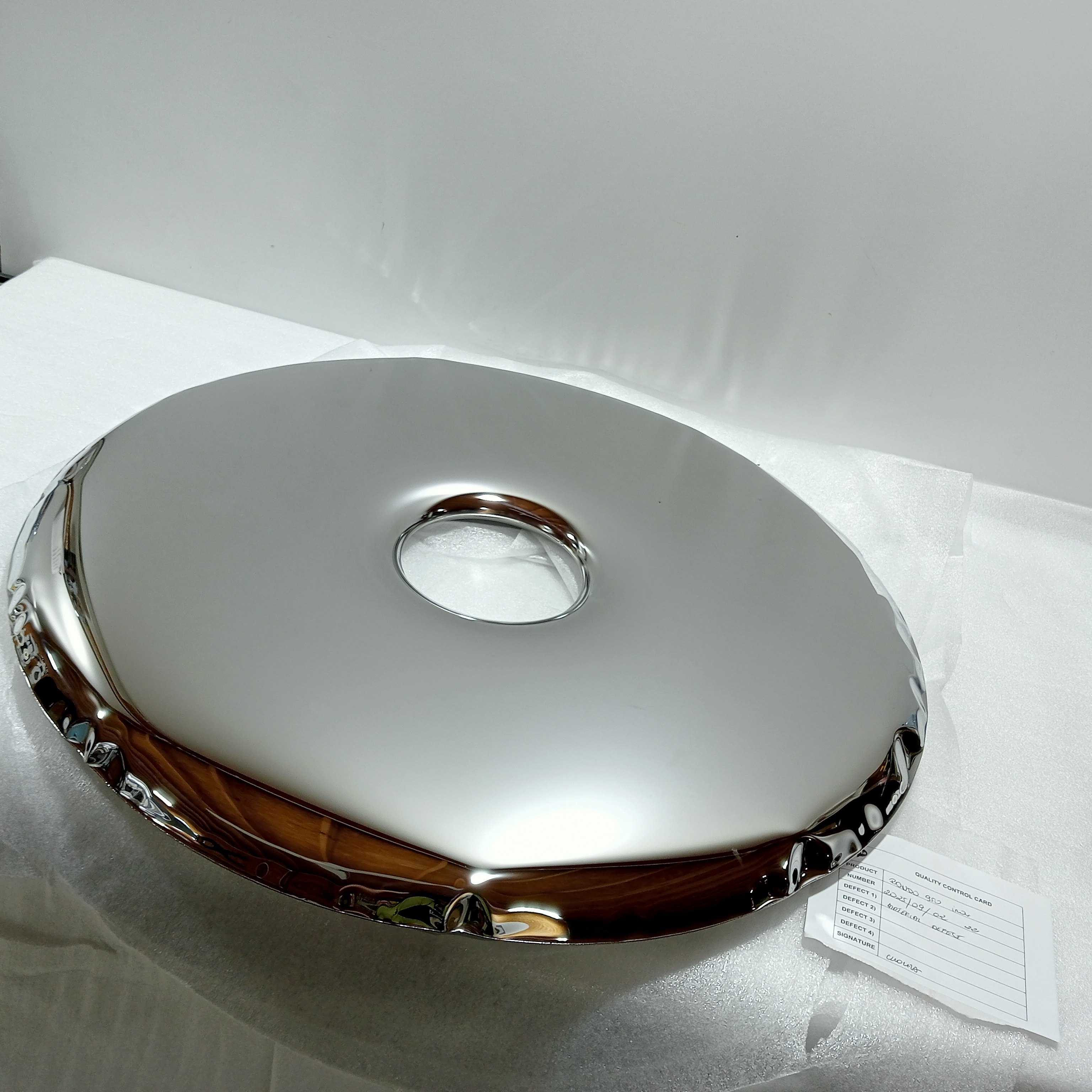 Rondo Spiegel 950 Edelstahl Inox Poliert Silber