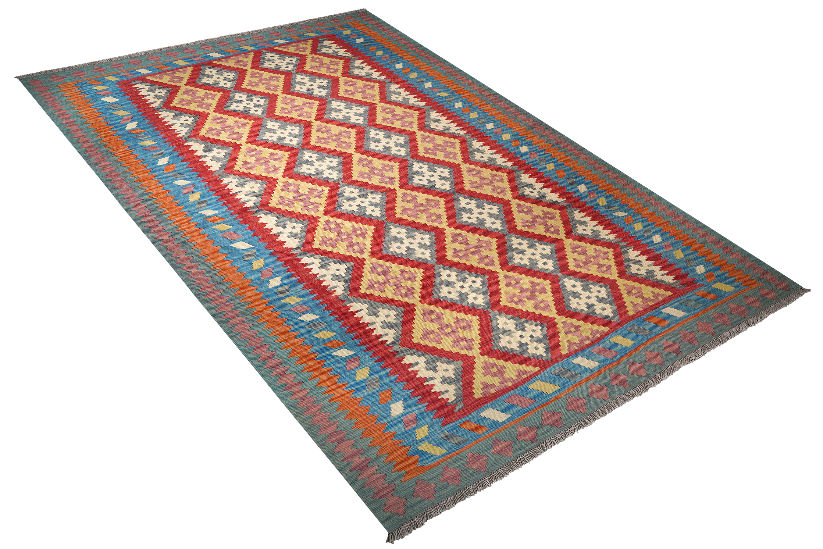 Kelim Gashgai Wool Multicolored