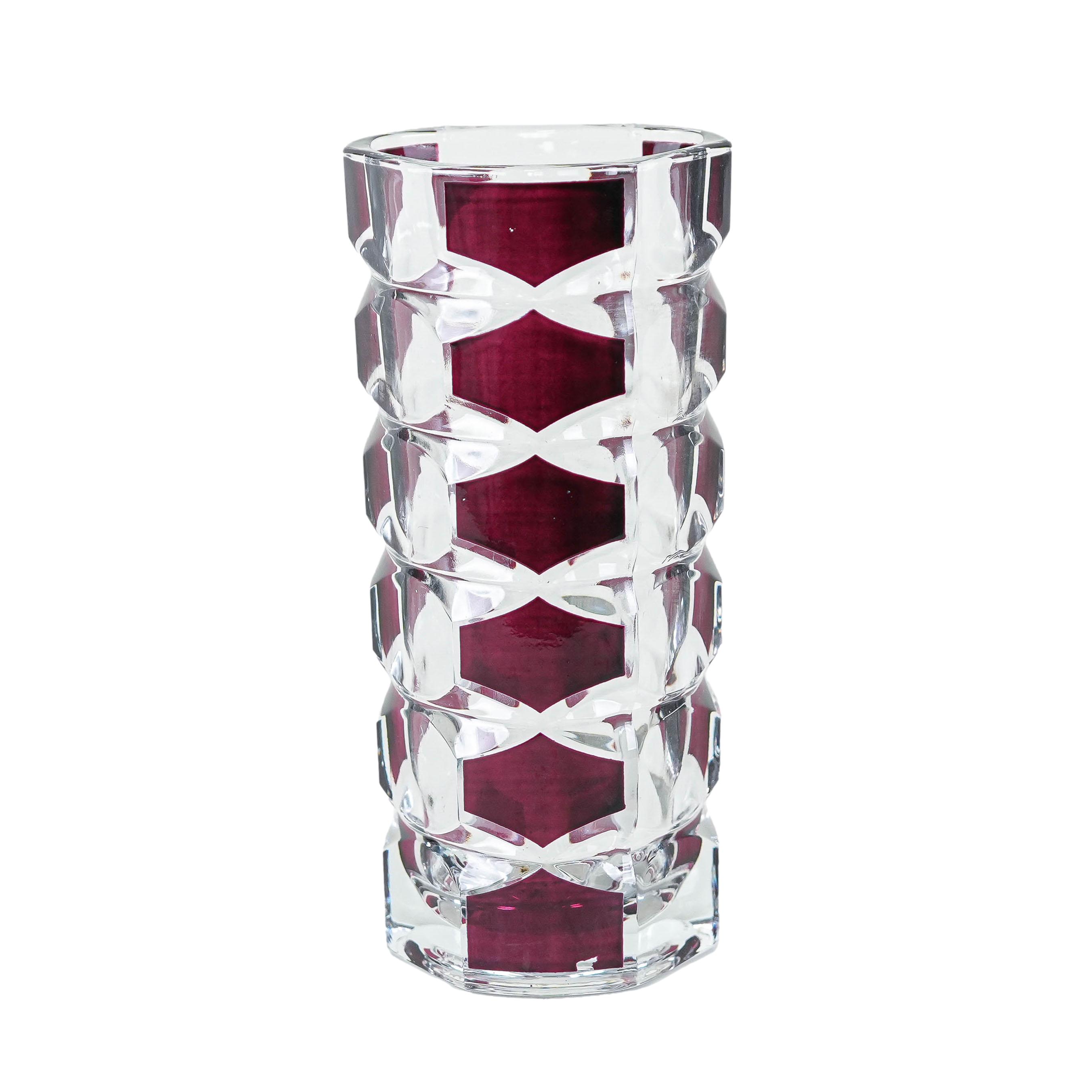 Glass Vase Windsor 1970s