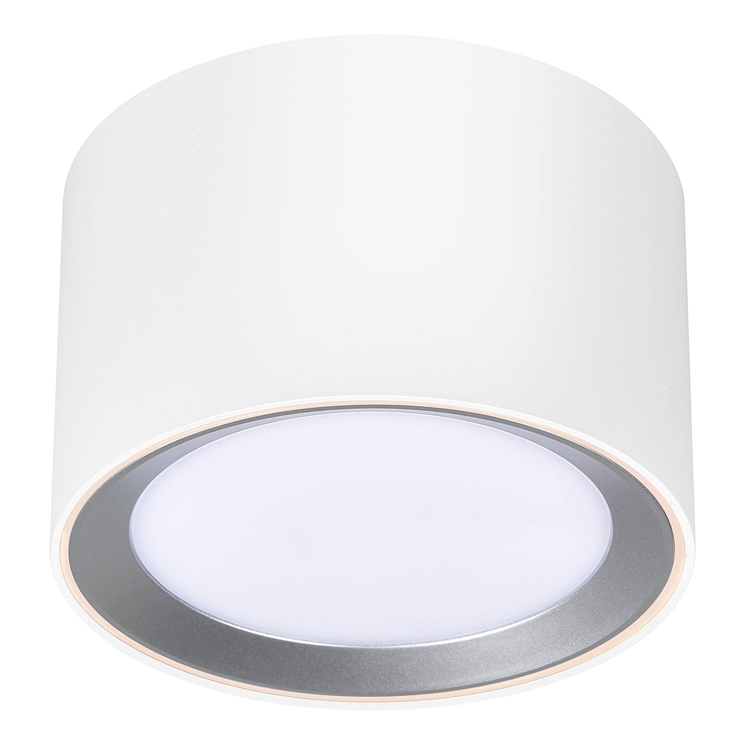 LED-Badleuchte Landon Stahl PVC Weiß 13 x 8 cm
