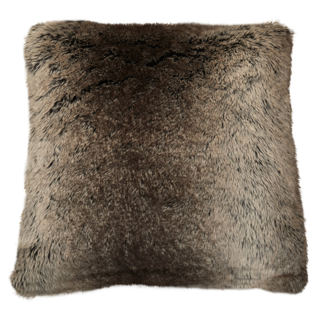 Bosie Lamina Mocha Ombre Square Fur Kissen