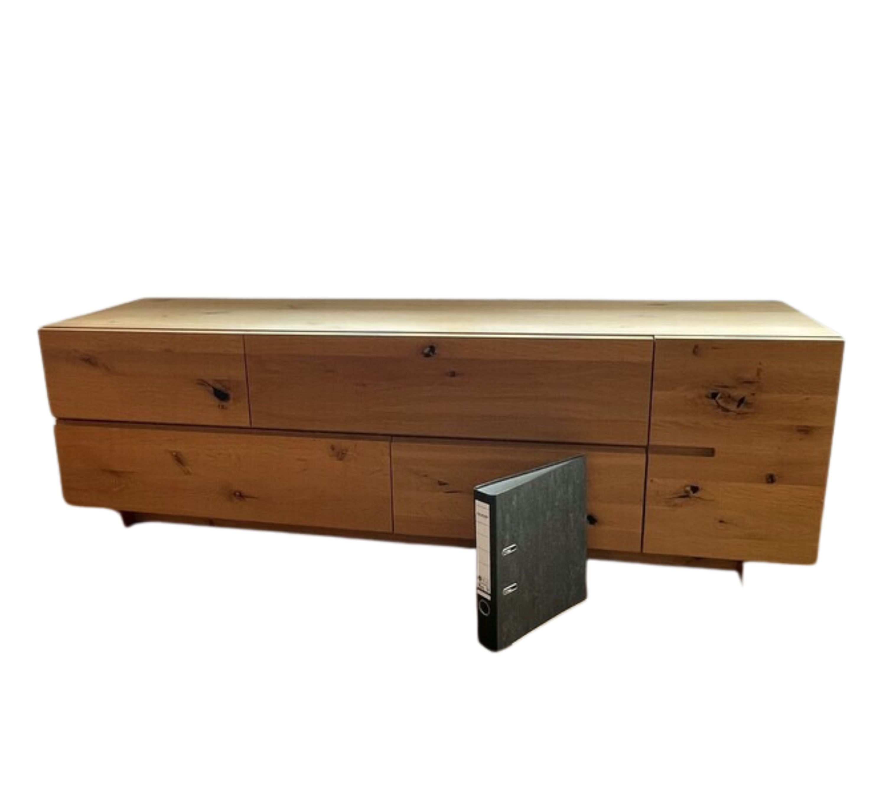 Lowboard Eiche Massiv Braun