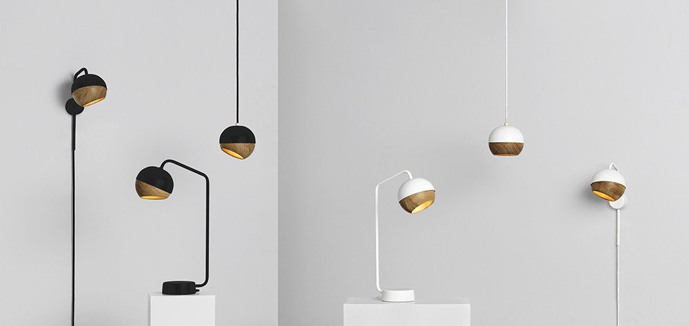 Ray Wandleuchte Schwarz