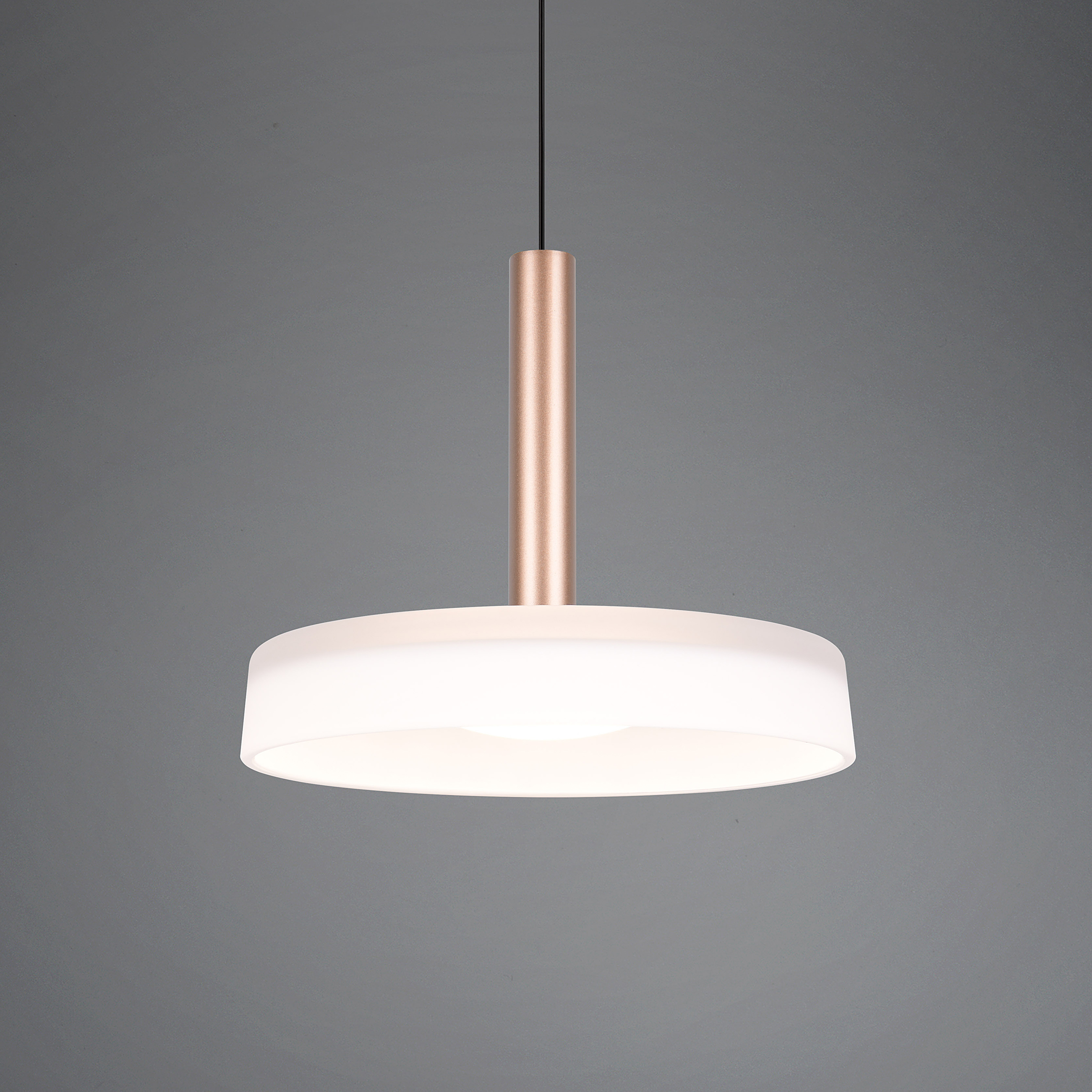 1-Flammig Celeste Typ B LED-Pendelleuchte Opalglas Eisen