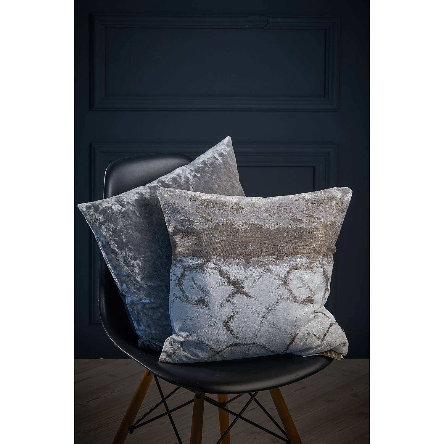 Dekokissen Aurelia Polyester Lichtgrau 45 x 45 cm