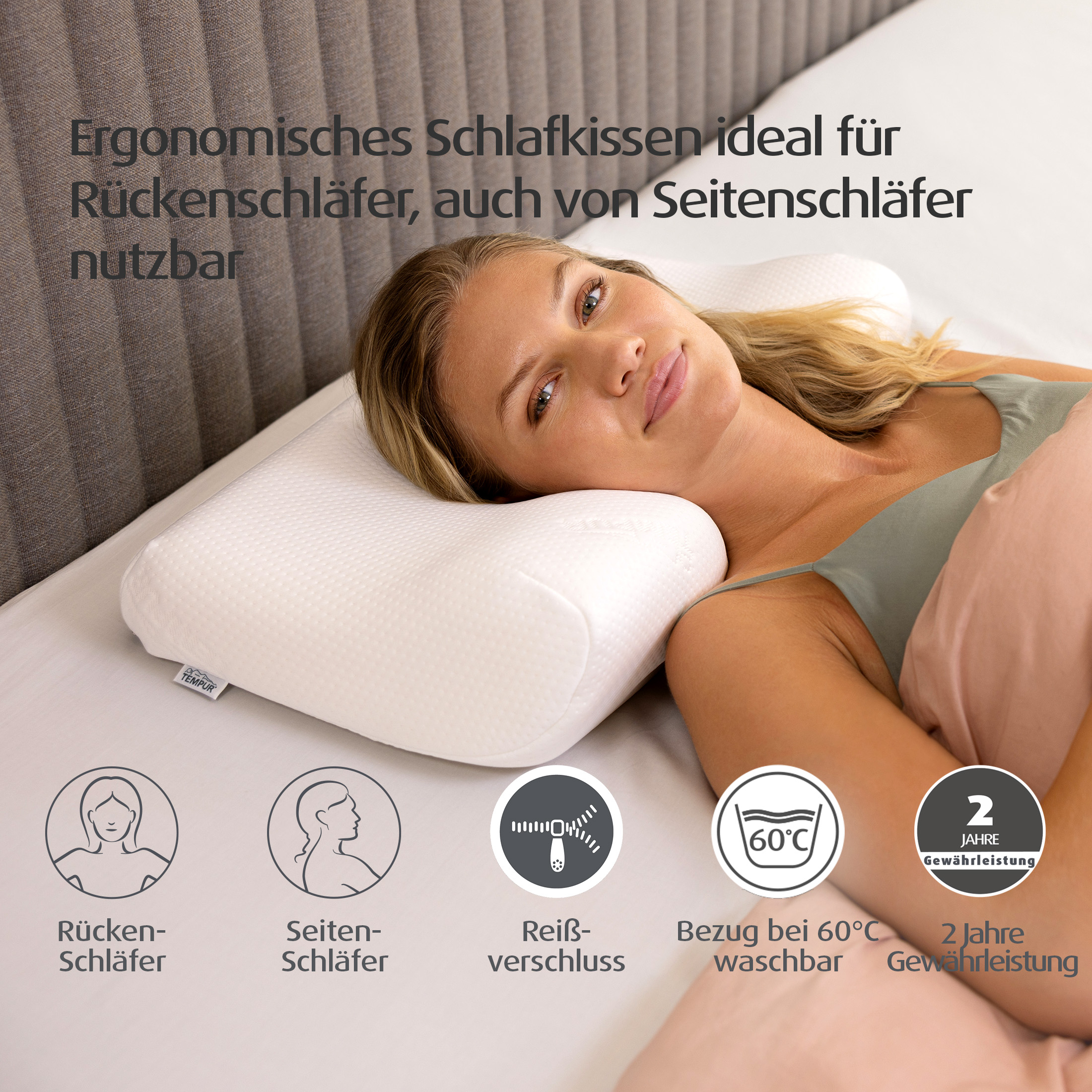 TEMPUR® ErgoPlus MDV Schlafkissen M