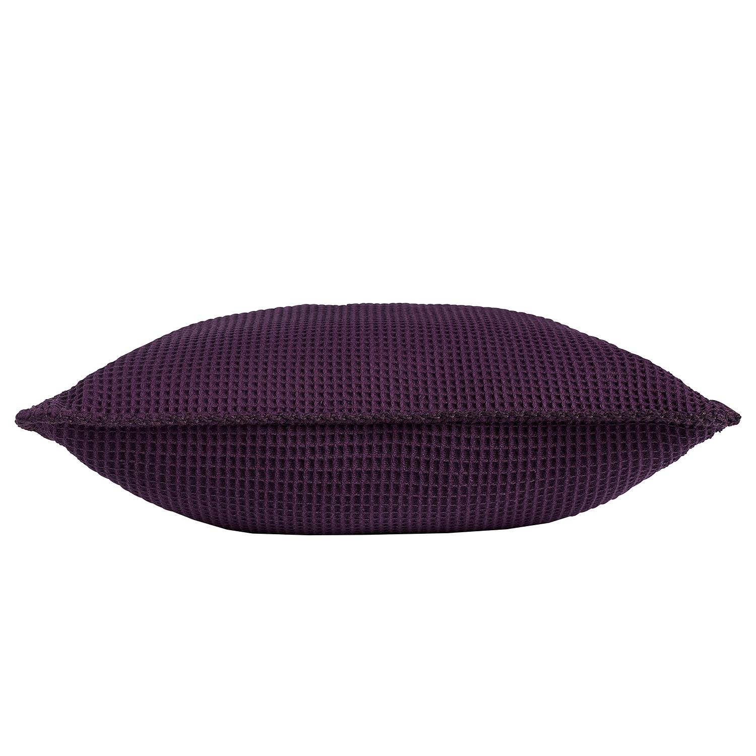 La Diva Maison Kissenbezug Waffelpique Brombeere 50 x 50 cm
