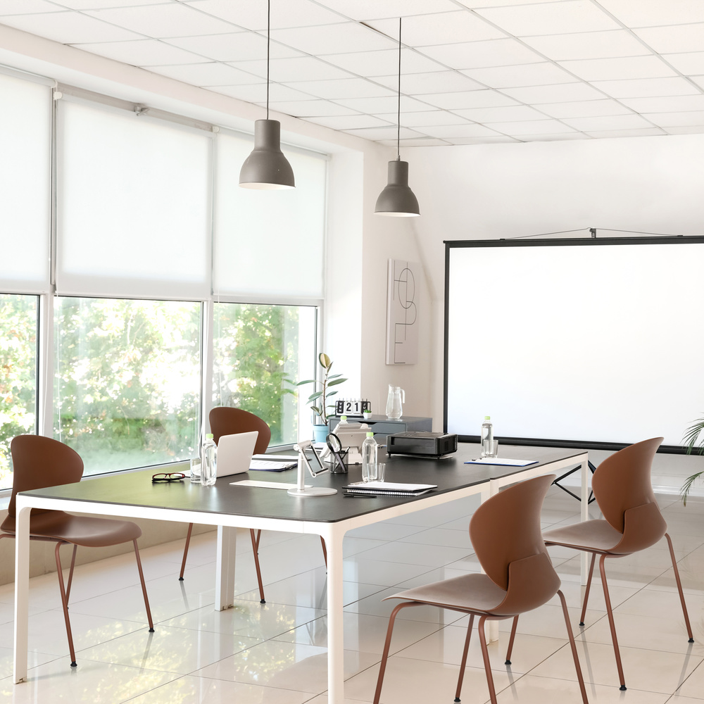 T36 VI Stackable chair plastic reddish-brown