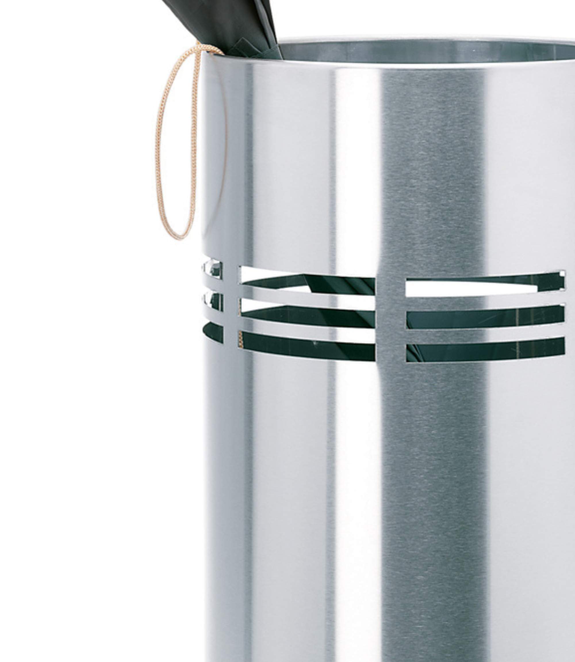 Slice Schirmständer Edelstahl Matt Höhe 50 cm 65157