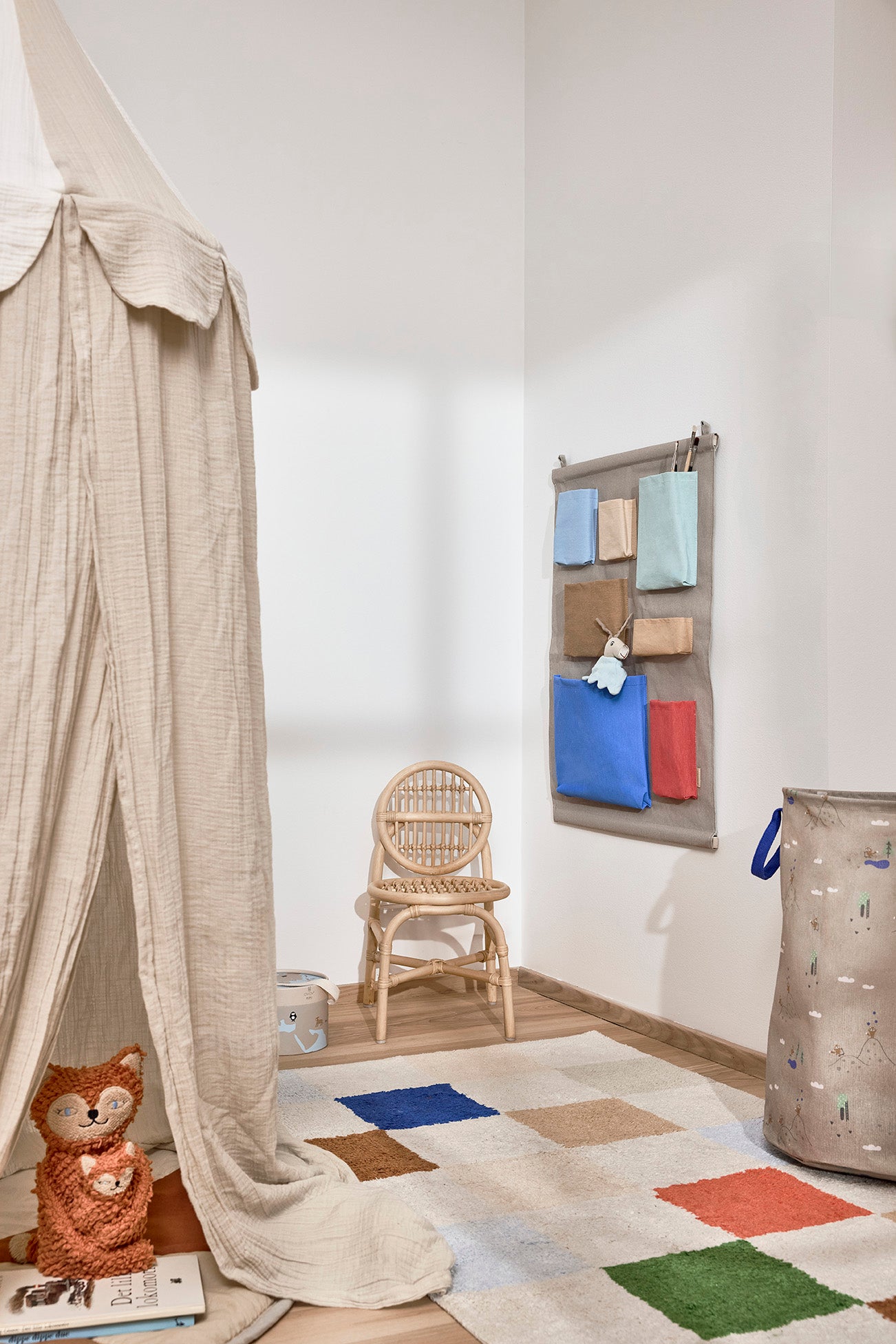 Donny Kuscheltuch Baumwolle Beige Weiß