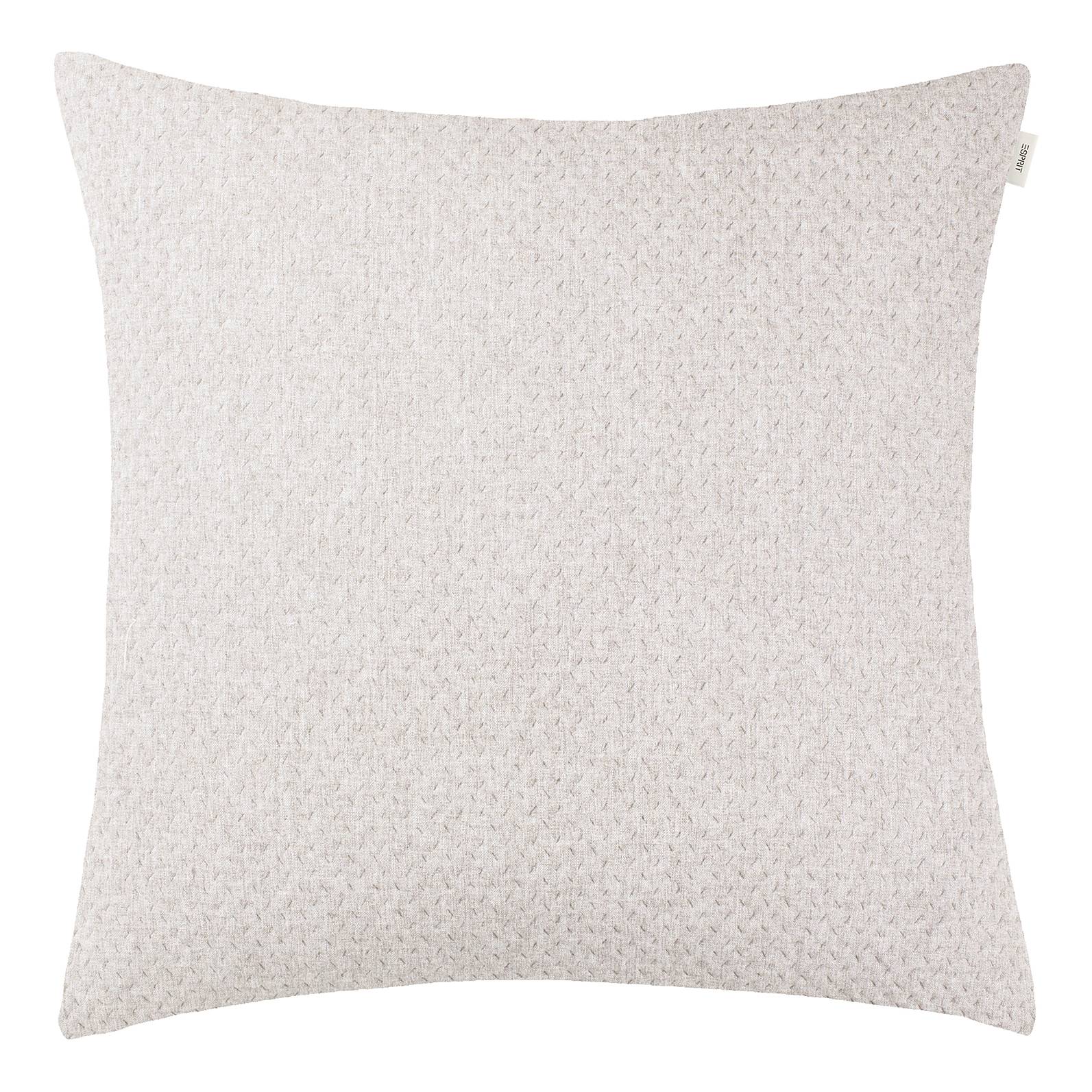 Harp Structure Kissenbezug Polyester Creme 60 x 60 cm