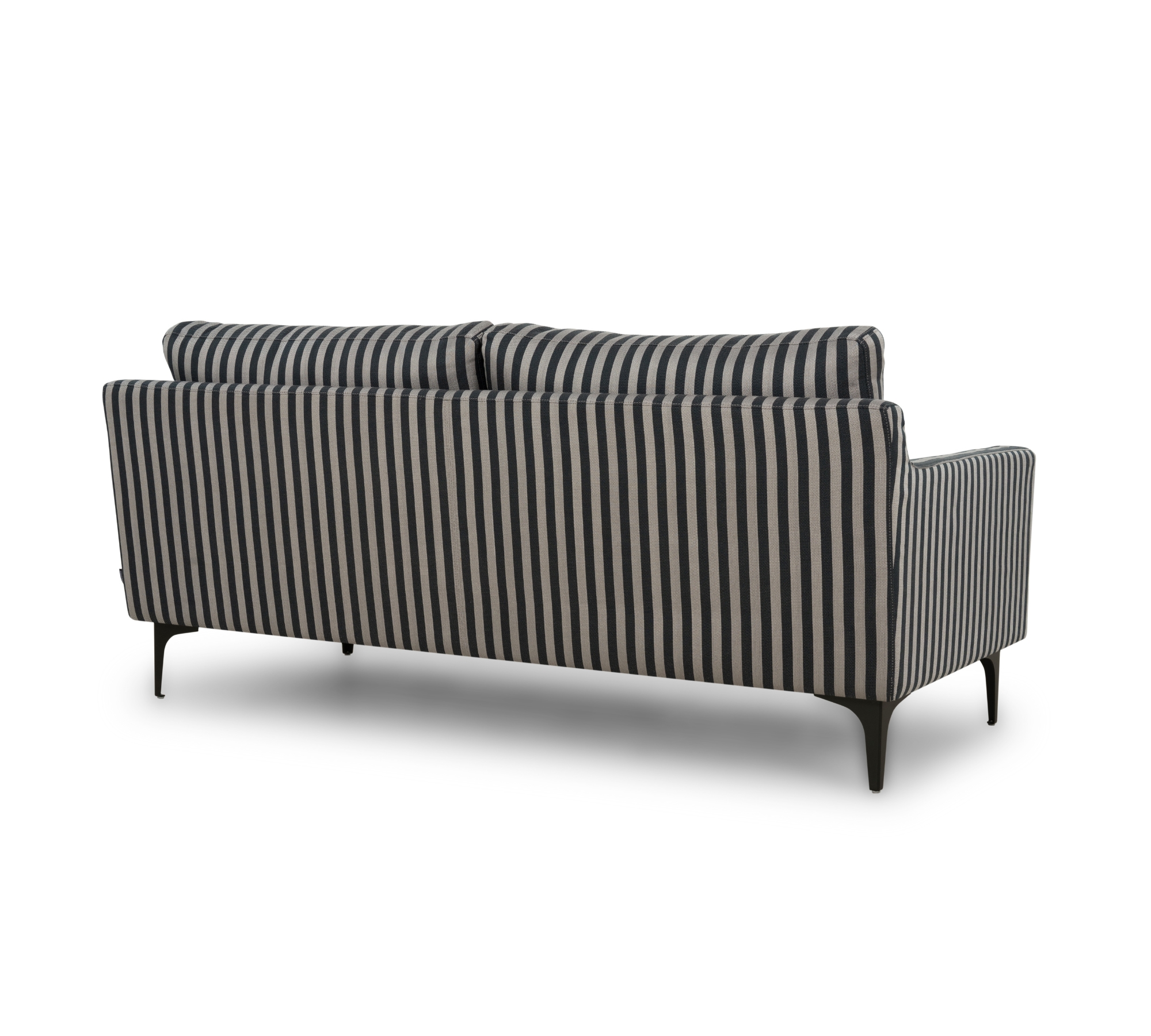Anna Sofa 2-Sitzer Straight Latte Black