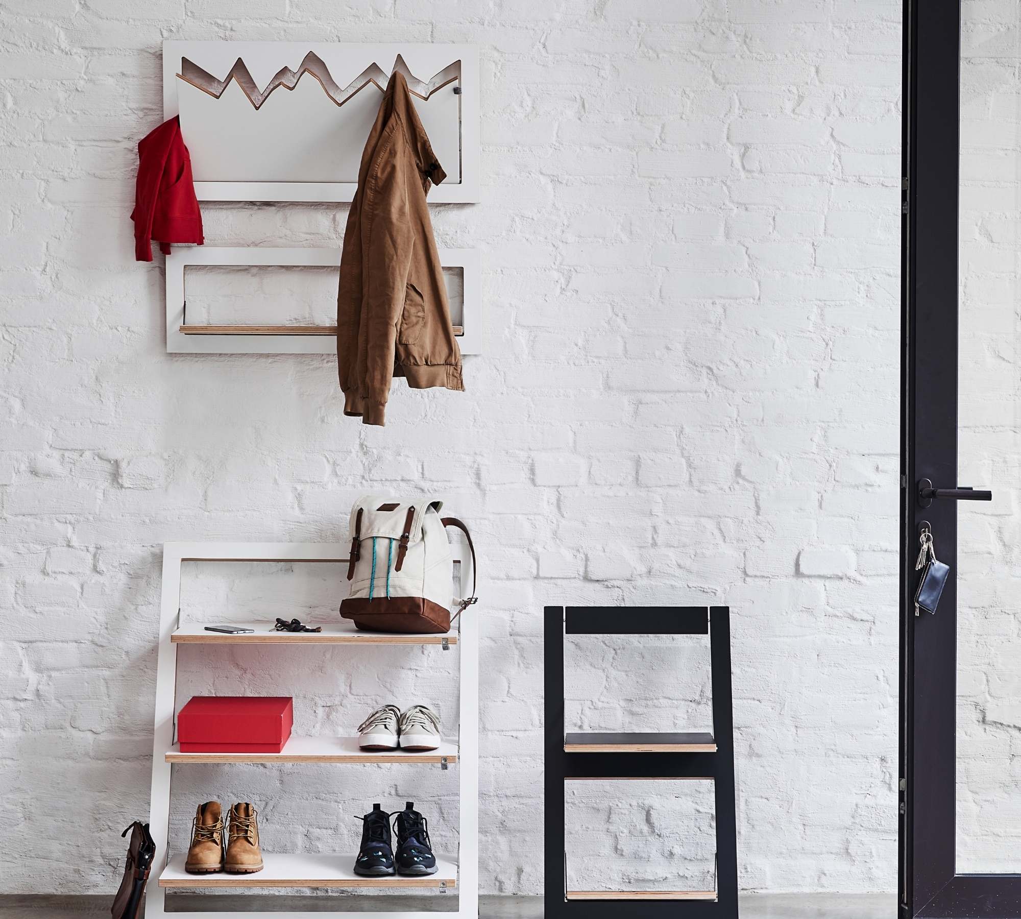 Fläpps Garderobe Hillhäng Weiß