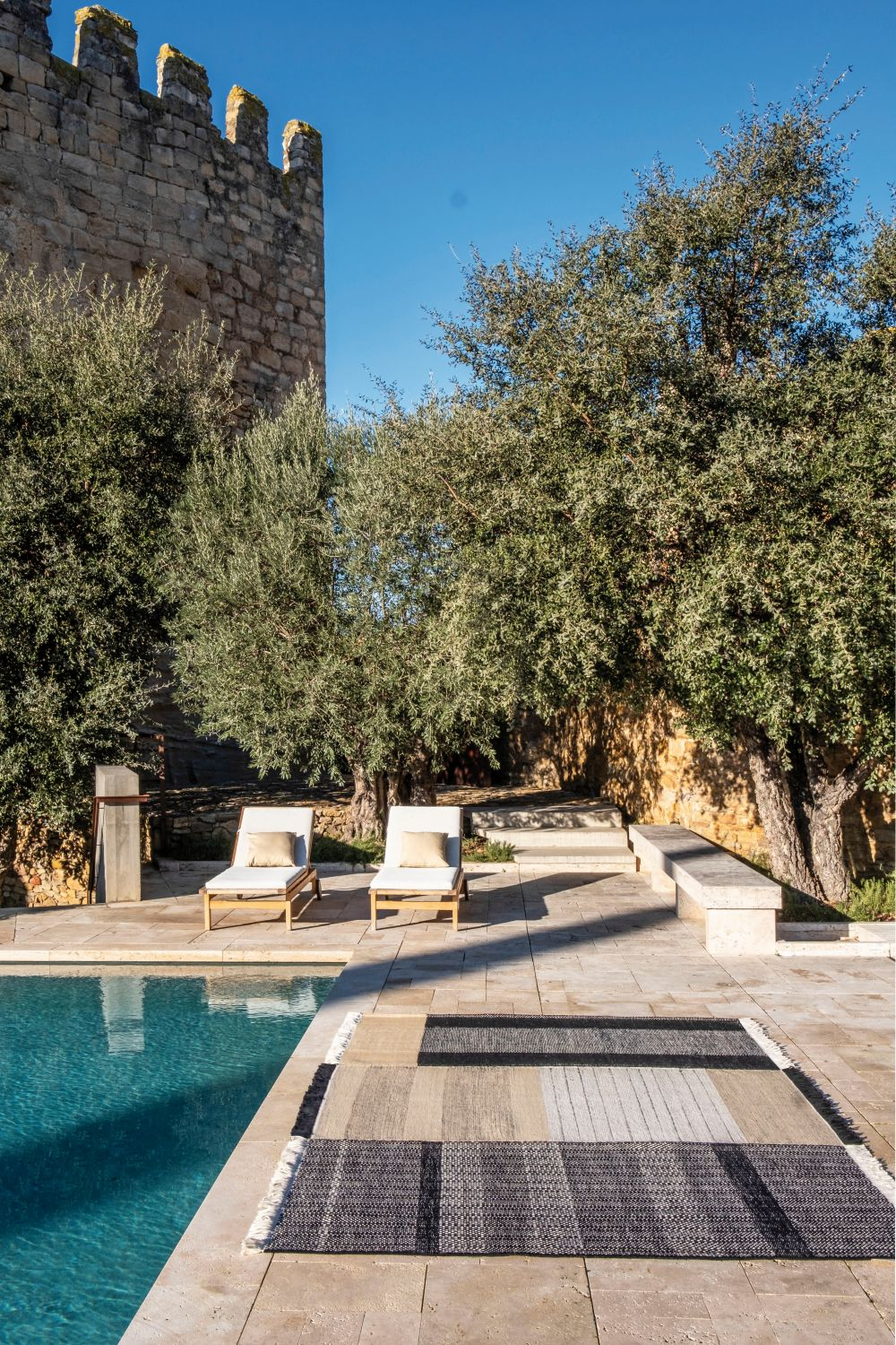 Tres Teppich Outdoor Schwarz