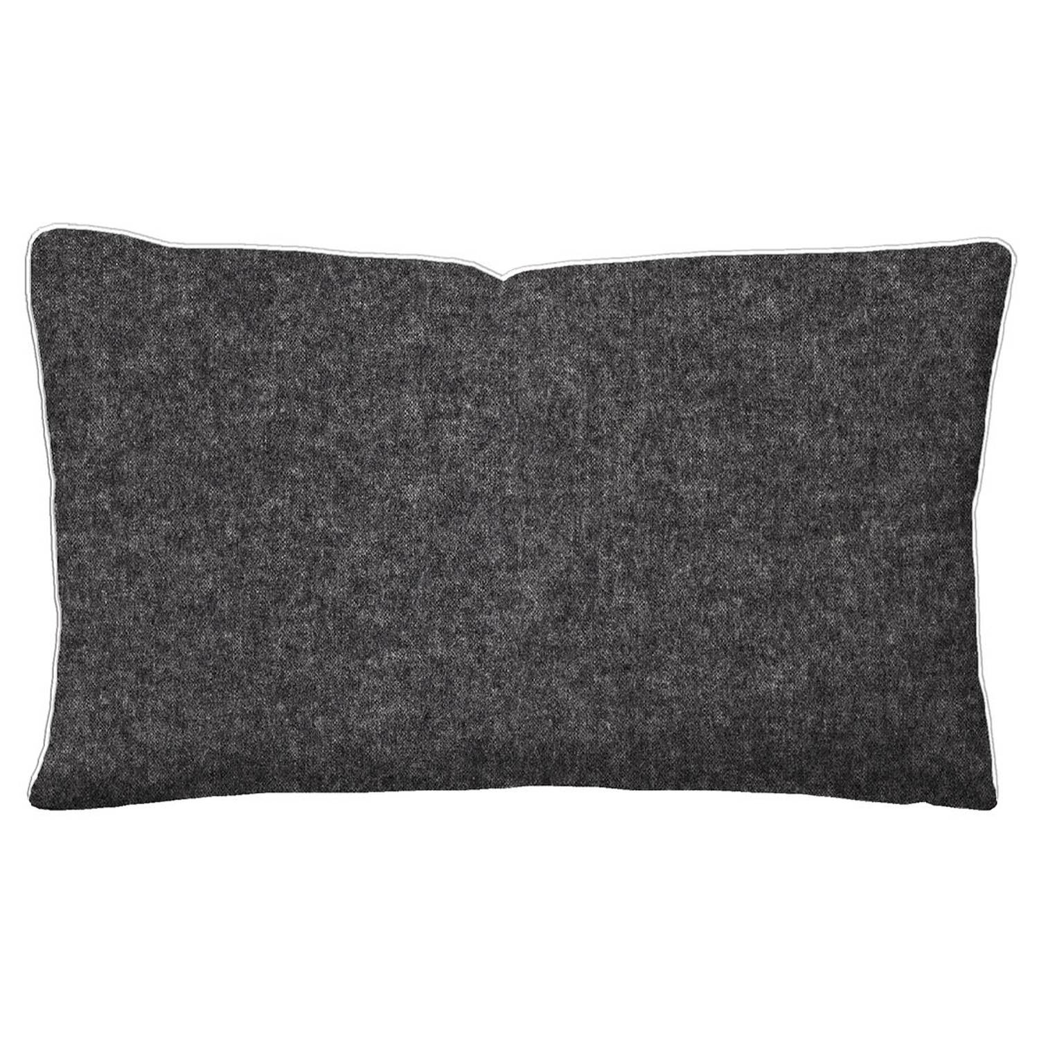 Zordo Cushion Cover Cotton Anthracite 40x60cm