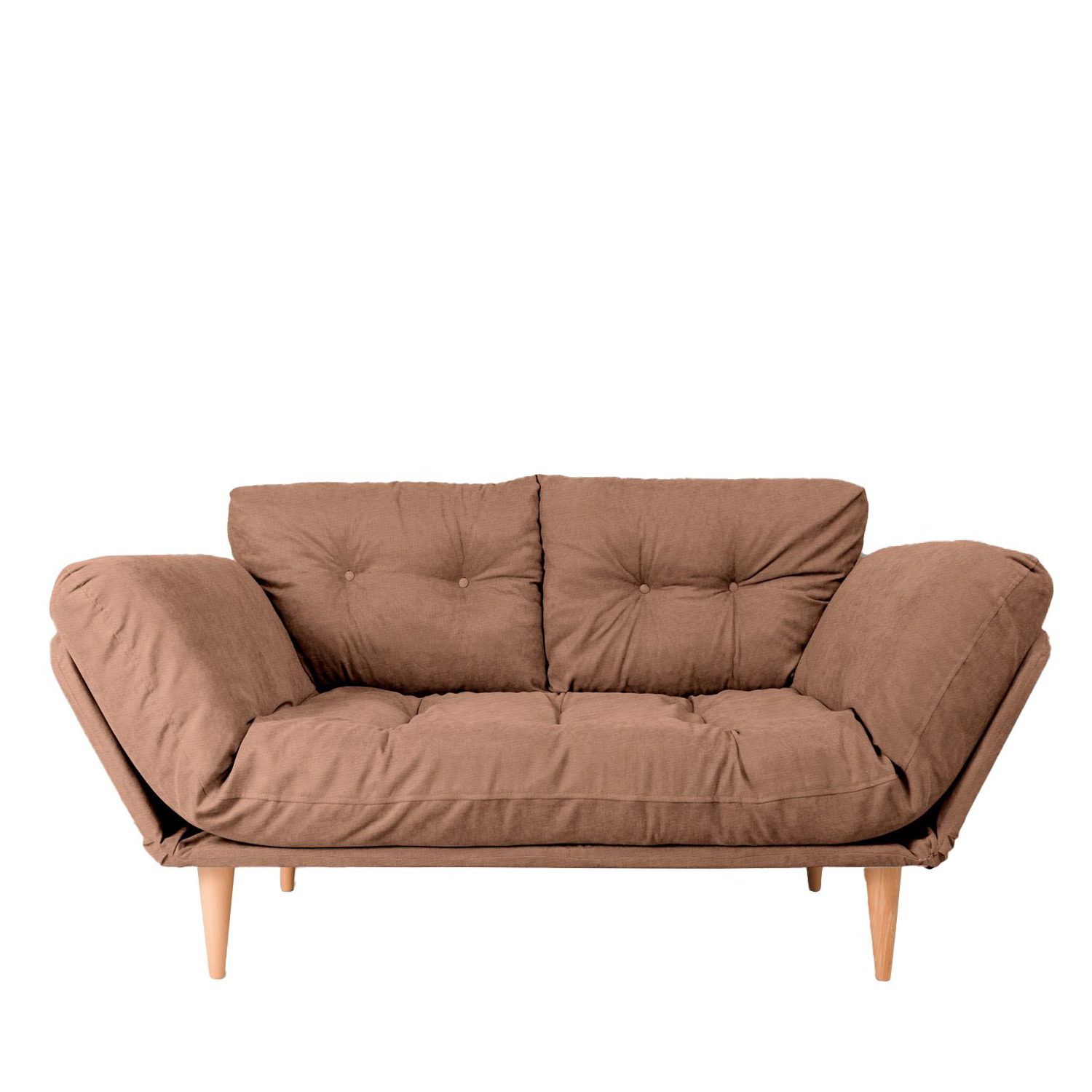 Nina Daybed Schlafsofa 3-Sitzer Hellbraun