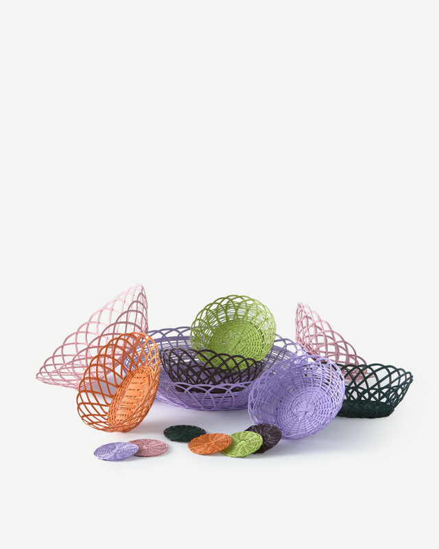 Bakkie Basket Burgundy Red Ø28cm