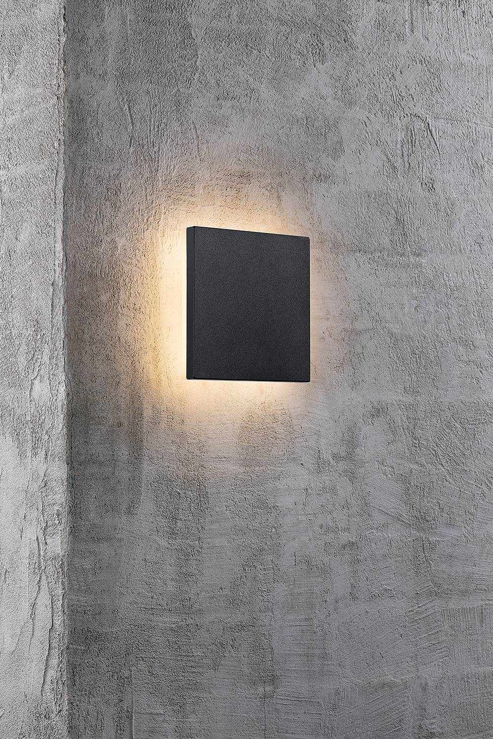 Wandleuchte Artego Square Schwarz