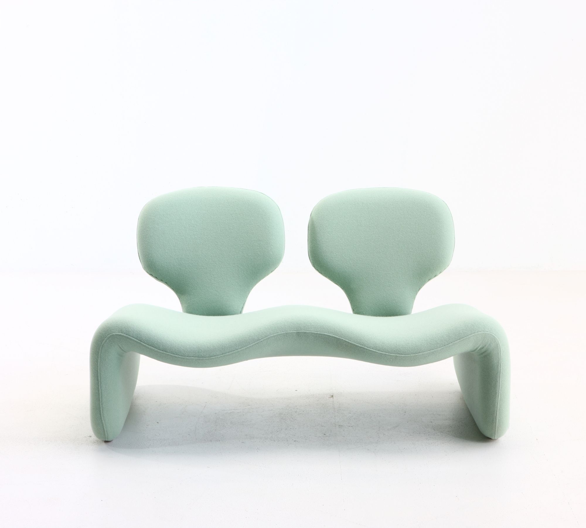 Djinn 2-seater bench by Olivier Mourgue for Airborne, 1969