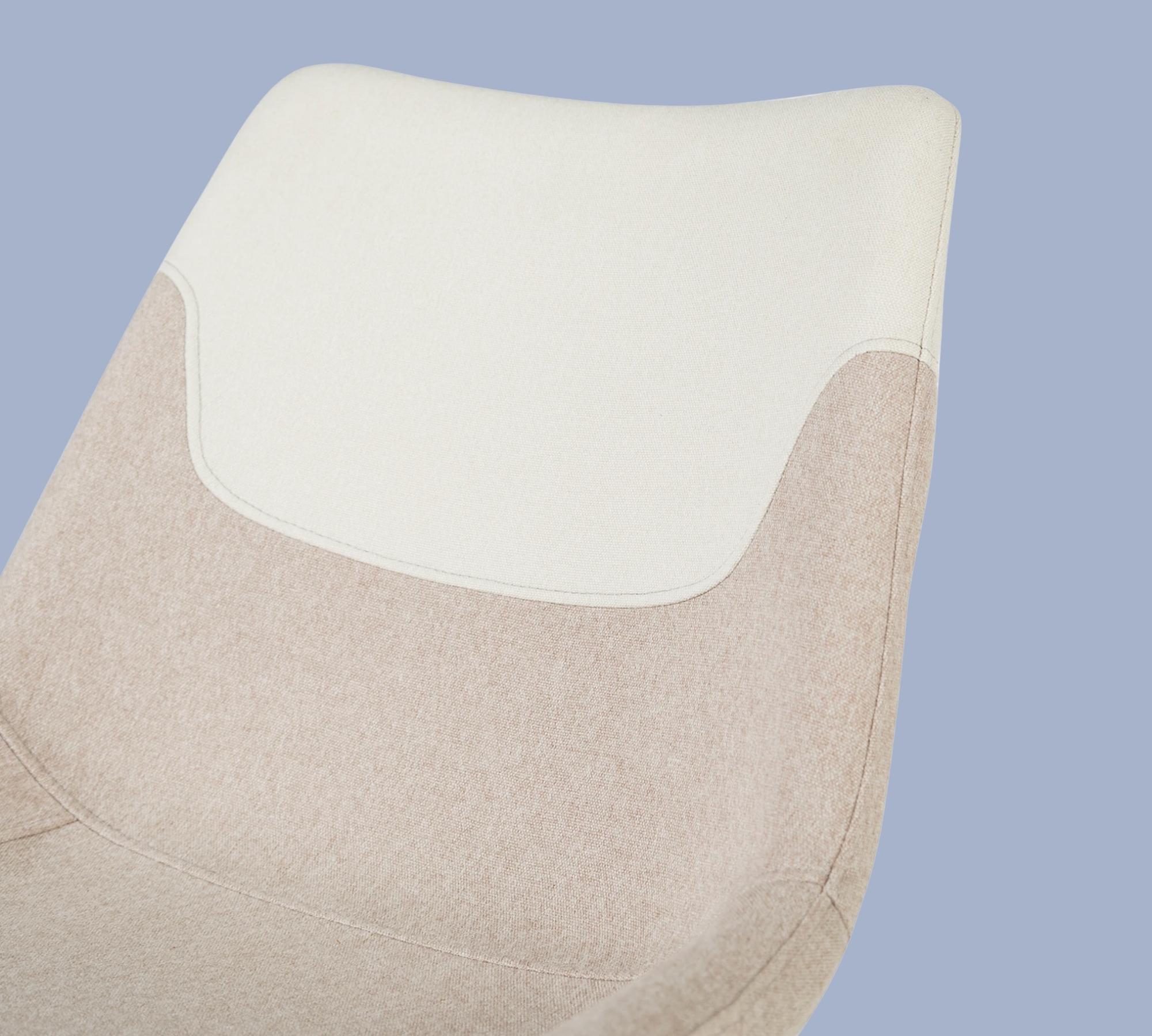 2x Esszimmerstuhl Webstoff Beige