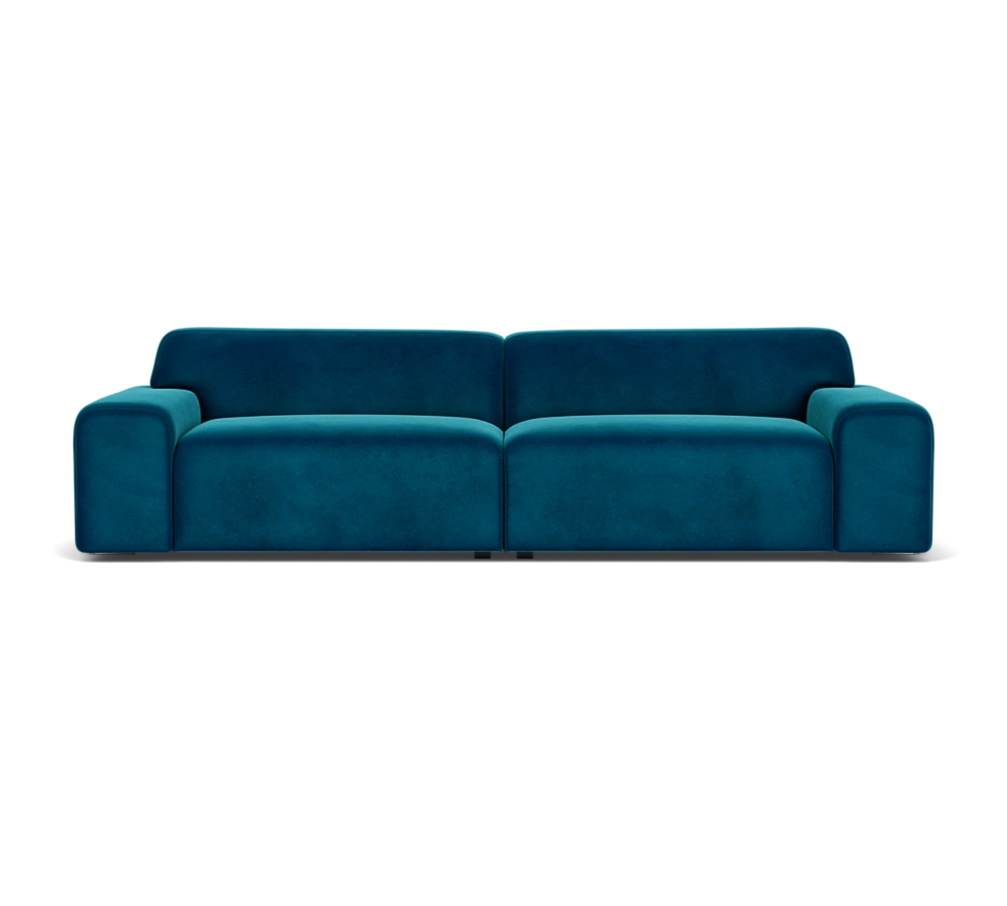 Gloria Sofa 3-Sitzer Velour Lux Petro