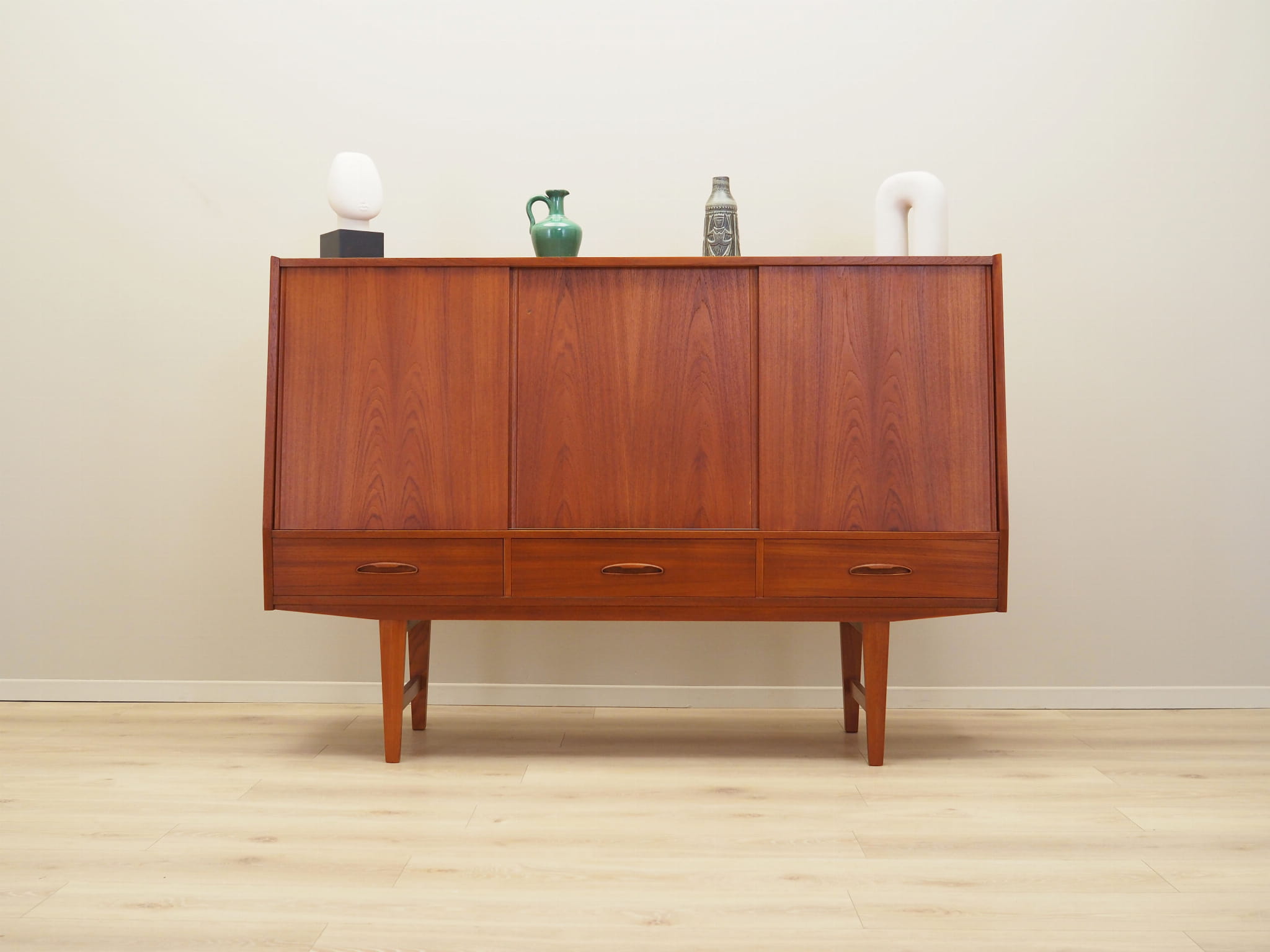 Vintage Sideboard Teakholz Braun 1960er Jahre